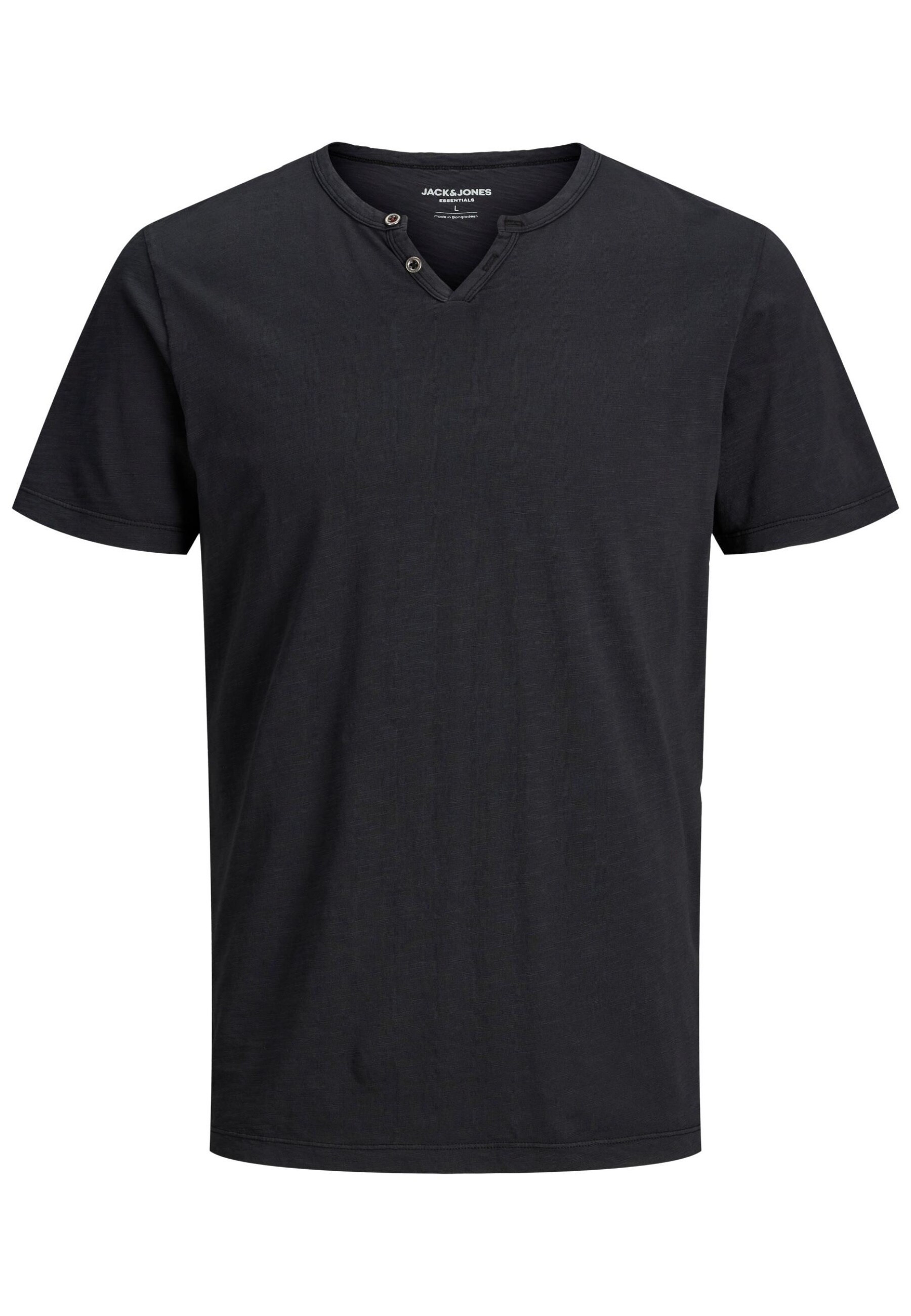 Jack & Jones Shirt Henley Shirt T-Shirt JJESPLIT NECK TEE - Bild 1