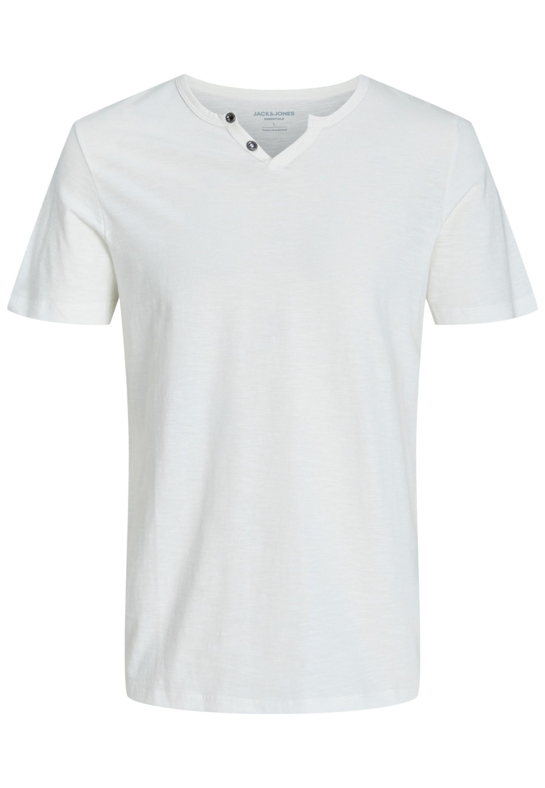 Jack & Jones Shirt Henley Shirt T-Shirt JJESPLIT NECK TEE - Bild 1