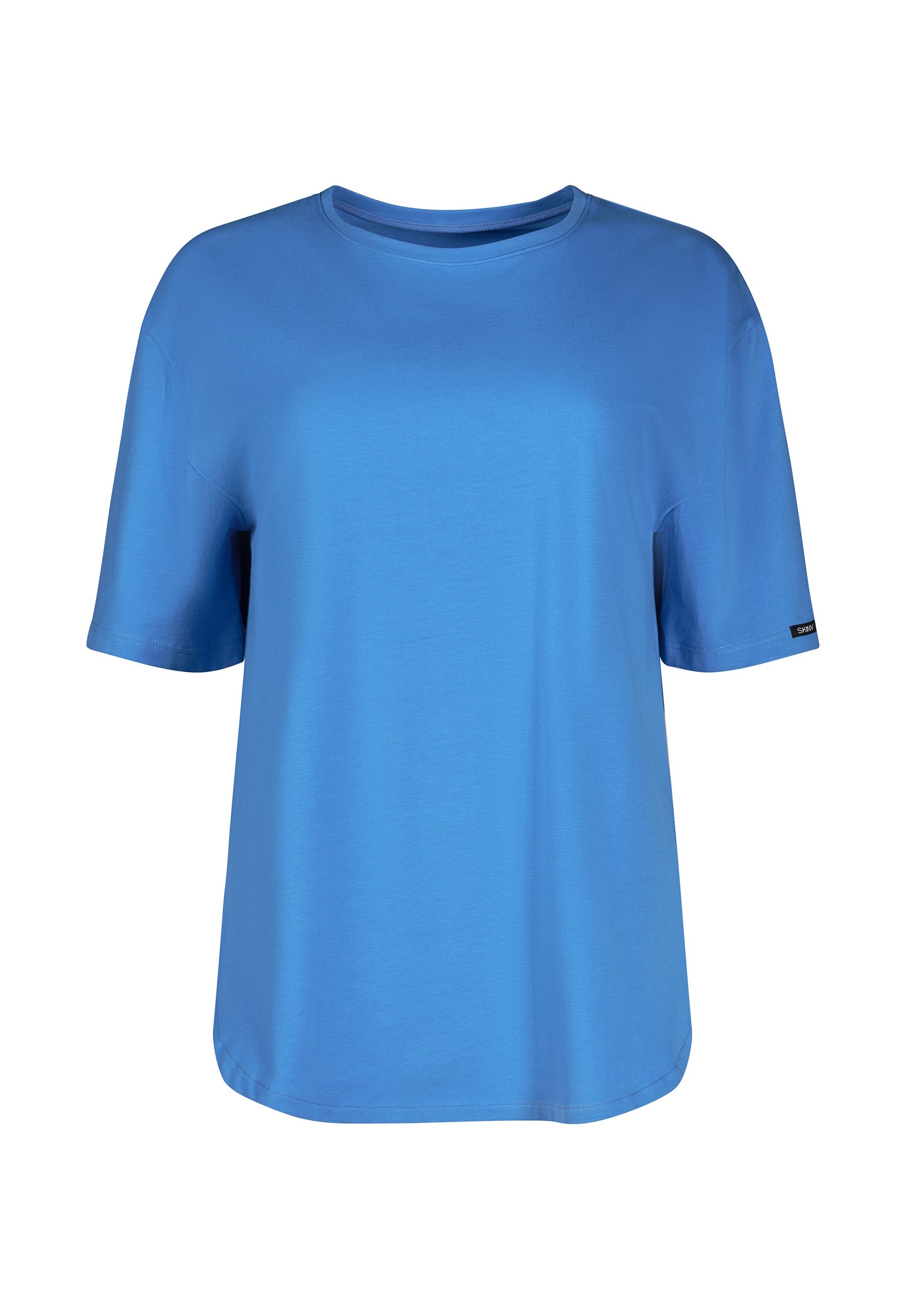 Skiny T-Shirt Pyjamaoberteil mit kurzen &Auml;rmeln, Rundhalsausschnitt und abgerundetem Saum - Bild 1