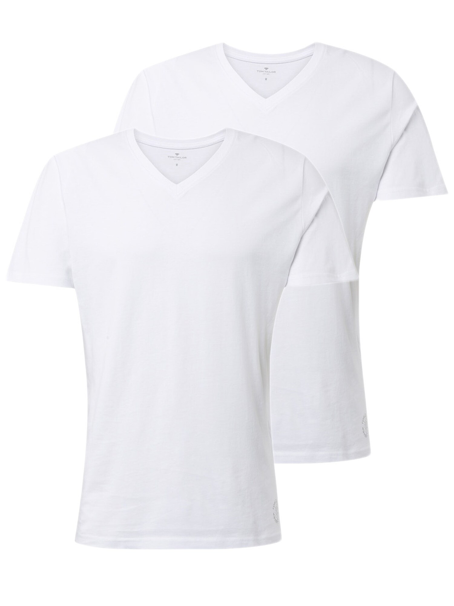 Tom Tailor T-Shirt 2er Pack T-Shirts V-Neck Basic TT Tee - Bild 1