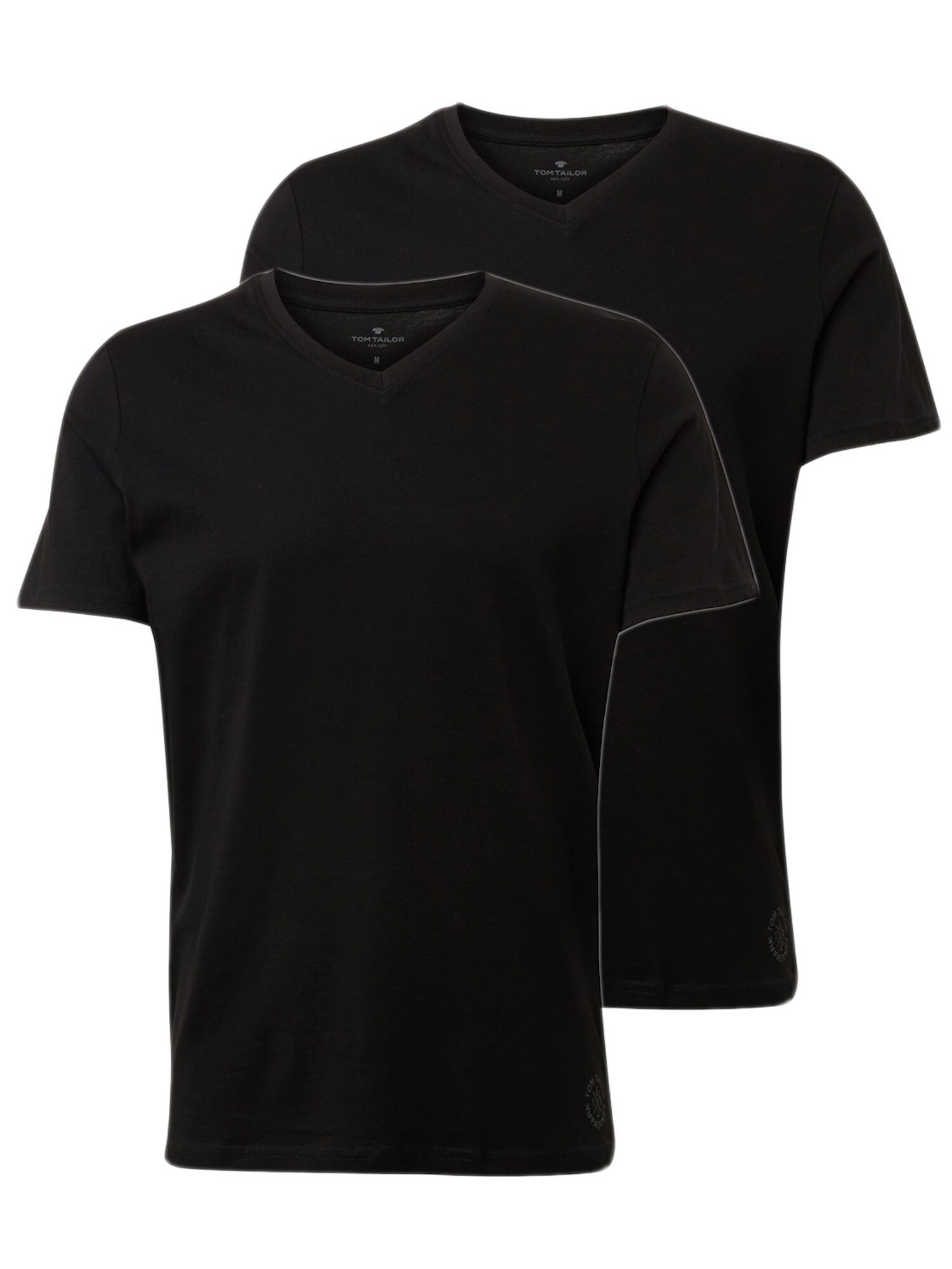 Tom Tailor T-Shirt 2er Pack T-Shirts V-Neck Basic TT Tee - Bild 1