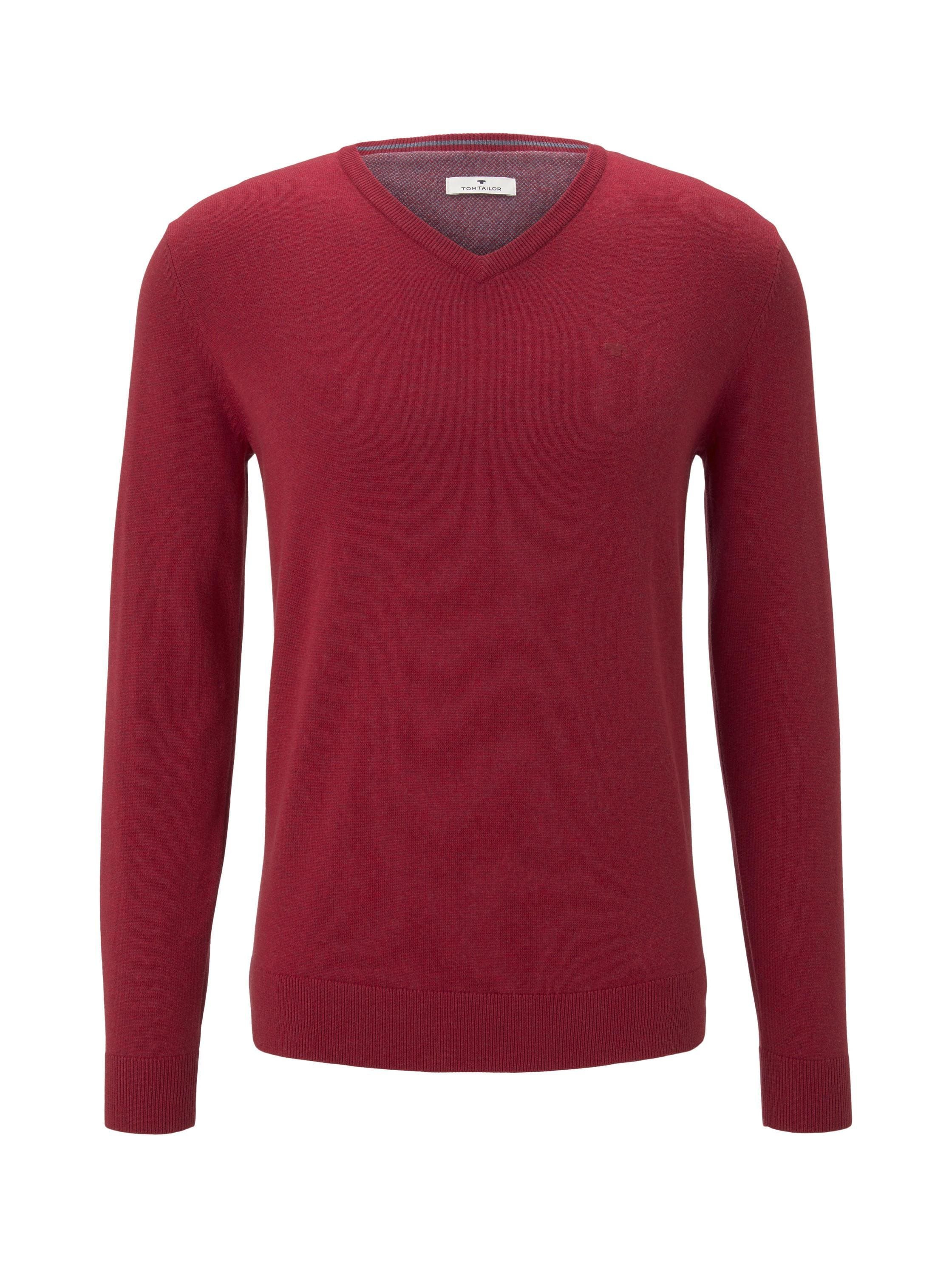 Tom Tailor Strickpullover Pullover V-Neck - Bild 1