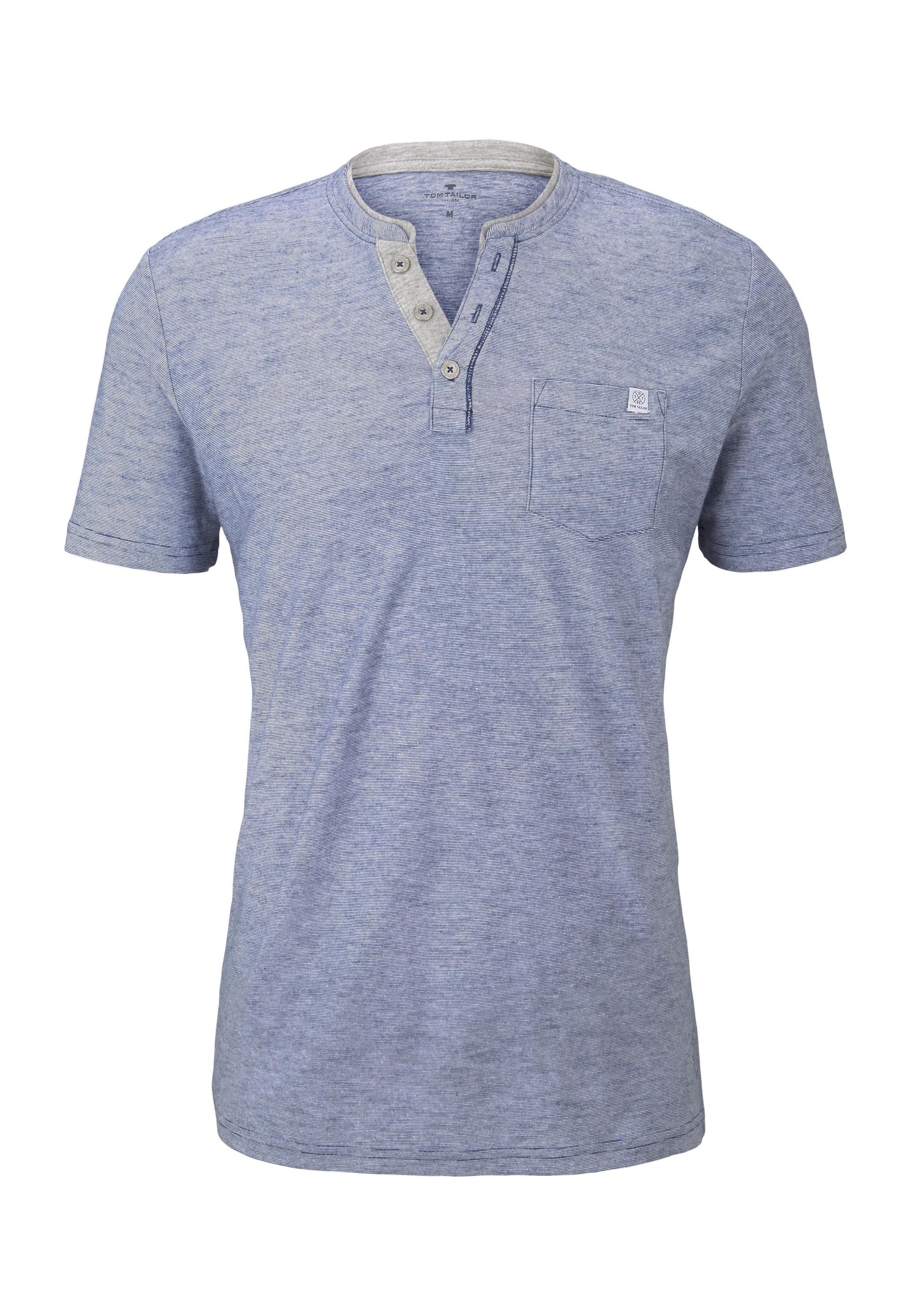 Tom Tailor Shirt Henley Shirt T-Shirt gestreift - Bild 1
