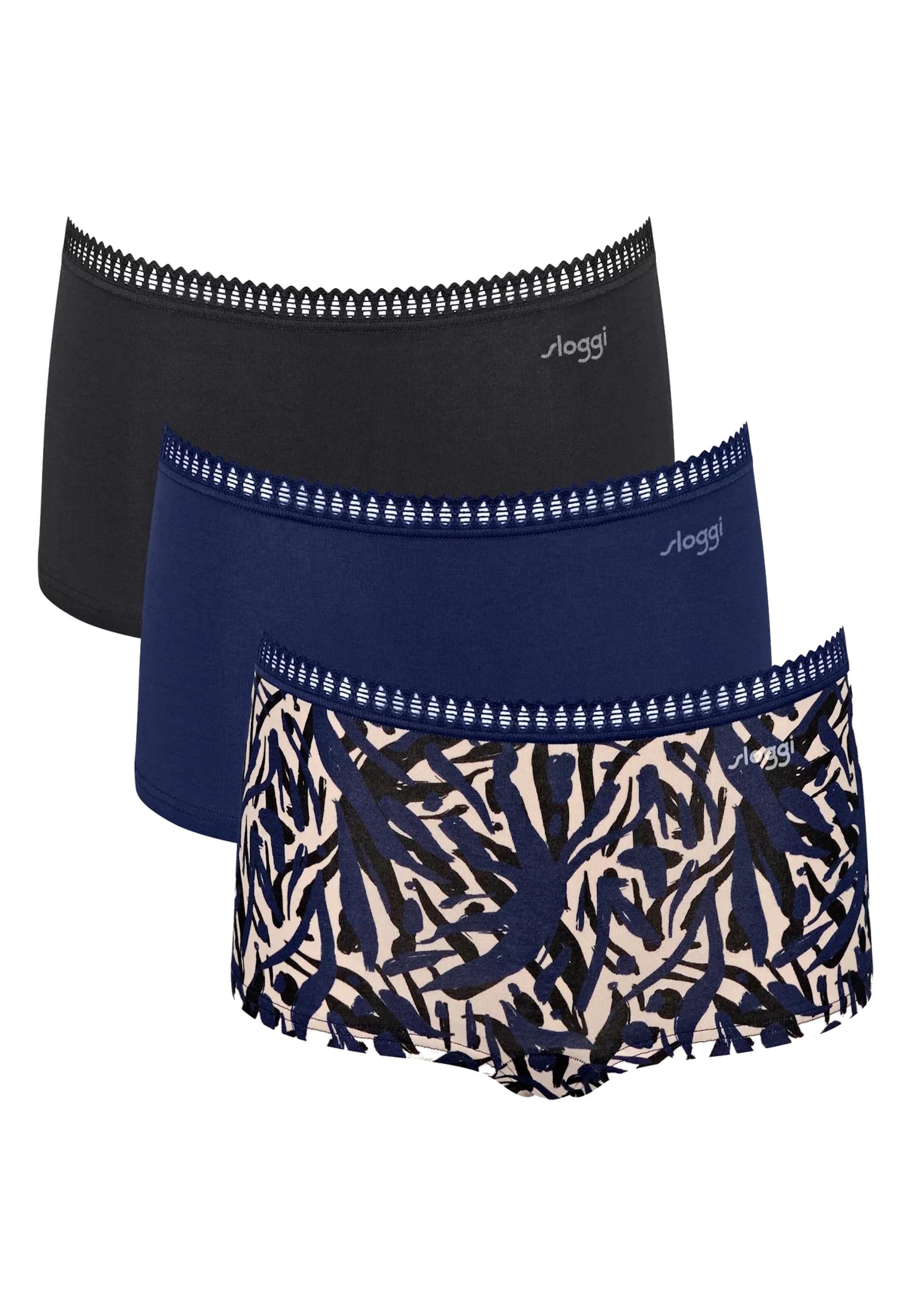 sloggi Unterhose GO CRUSH SHORT Panty 3er Pack - Bild 1