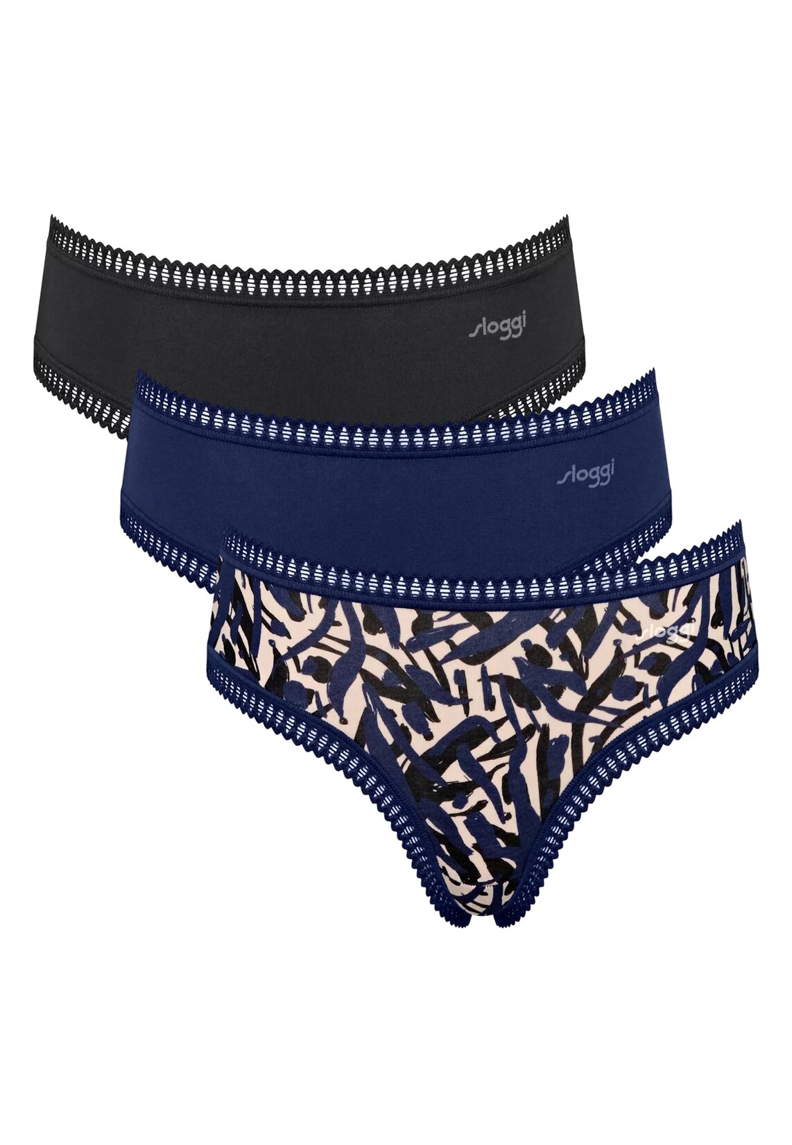 sloggi Unterhose GO CRUSH HIPSTER Slip 3er Pack | 07613109283637