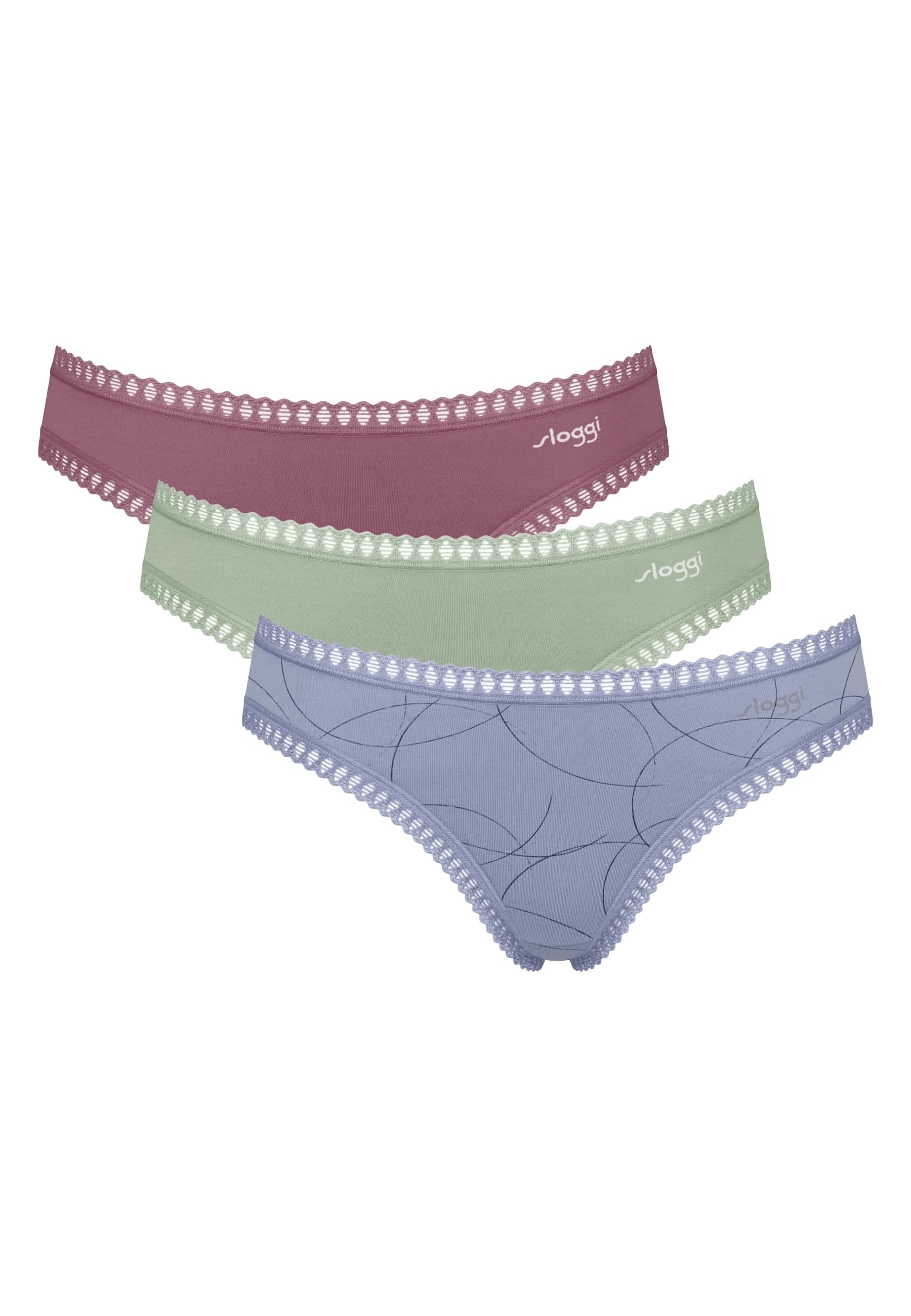 sloggi Slip GO Crush Mini Unterw&auml;sche im Dreierpack - Bild 1