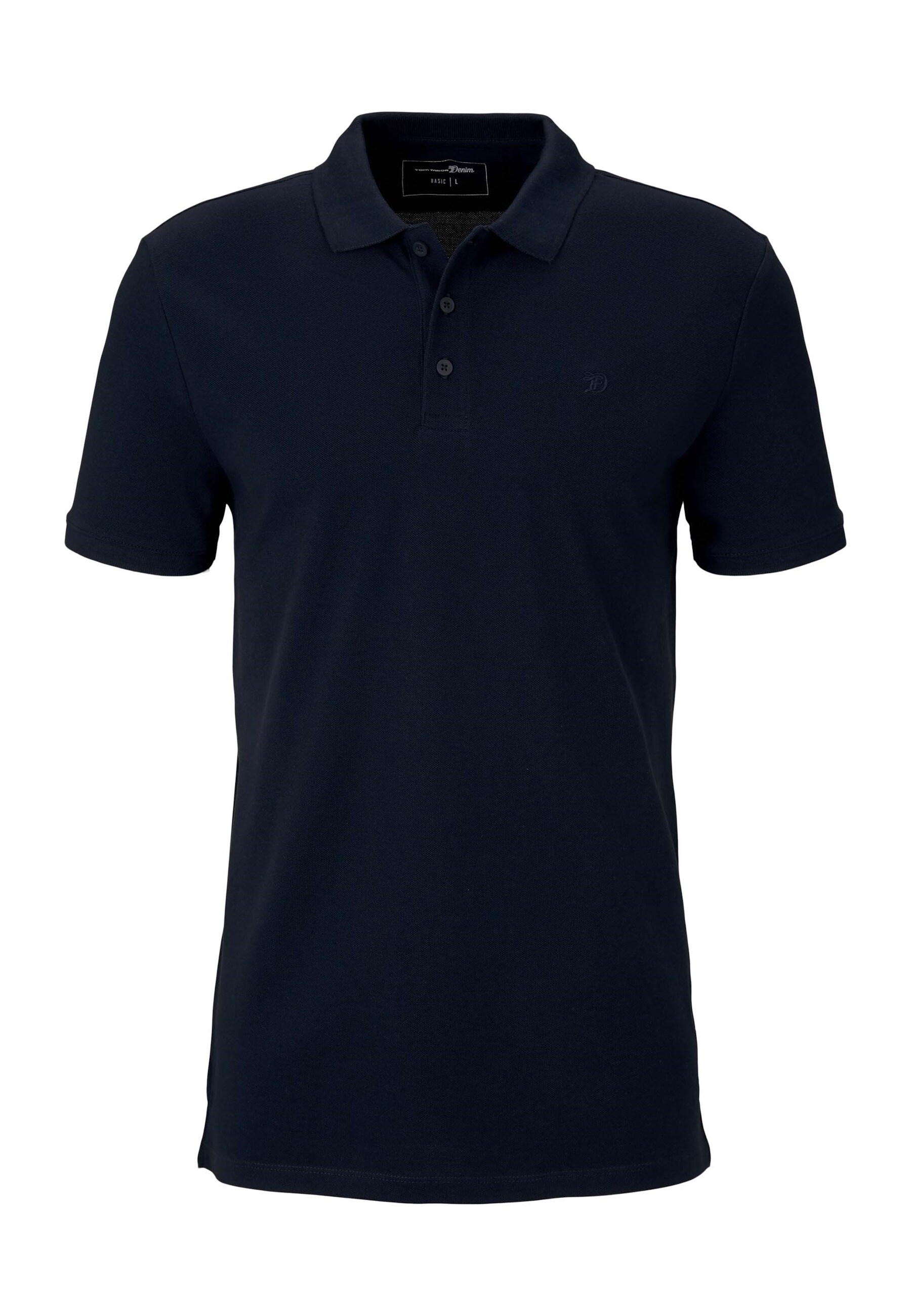 Tom Tailor Poloshirt Basic Polo Polohemd Chest Artwork - Bild 1