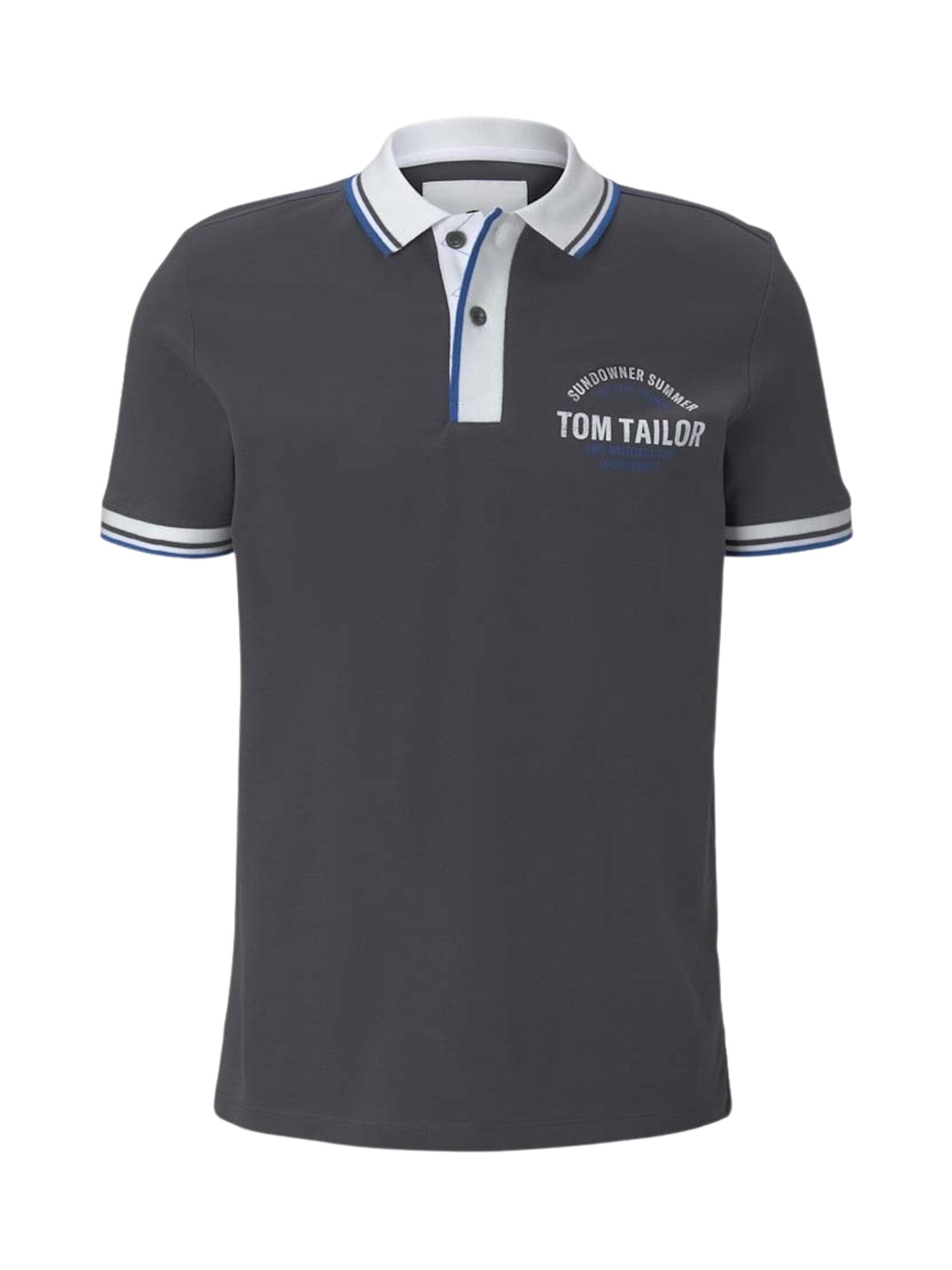 Tom Tailor Poloshirt Decorated Polo mit Print Shortleeve - Bild 1