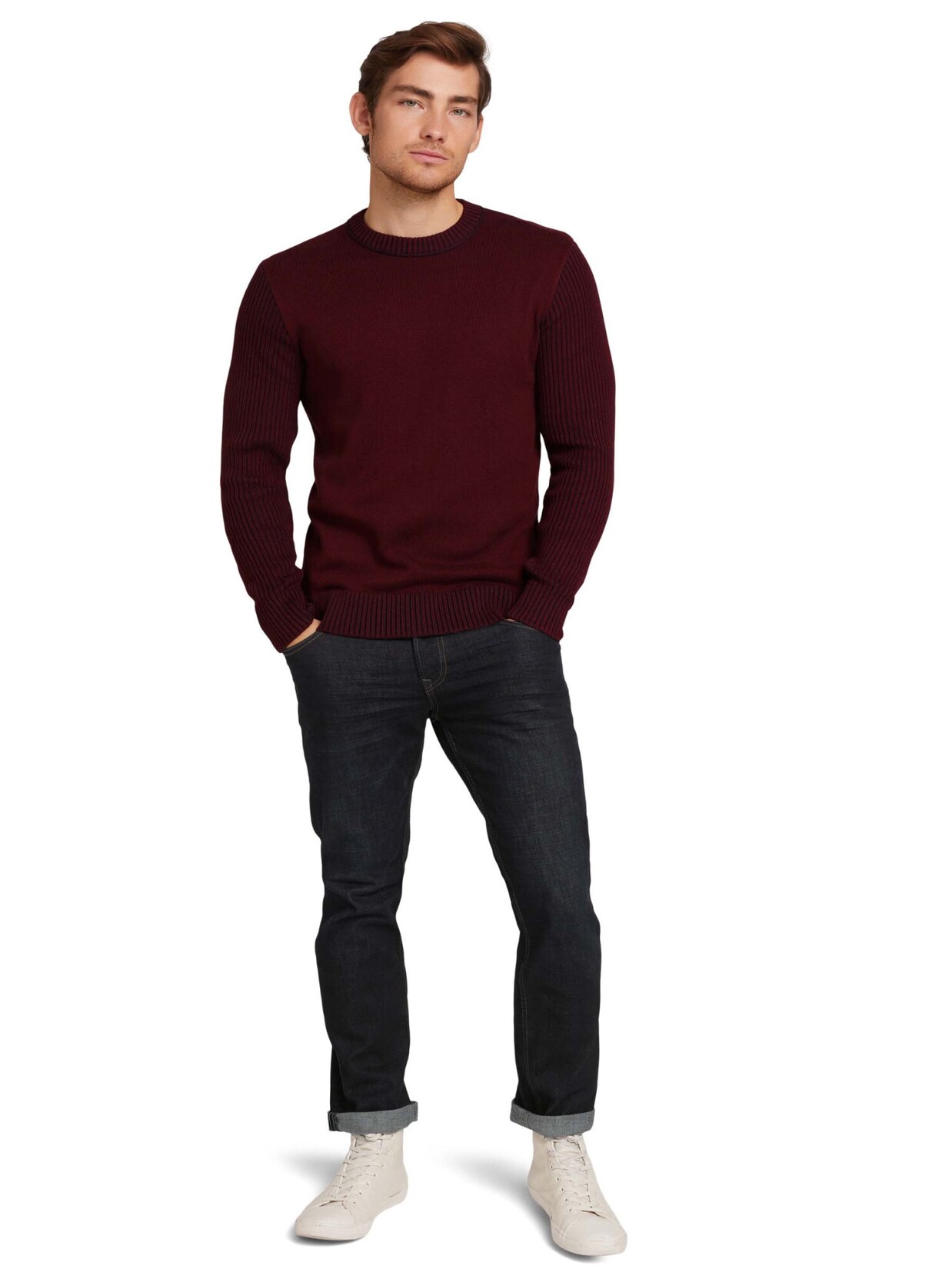 Tom Tailor Strickpullover Pullover R-Neck | 04064606458944