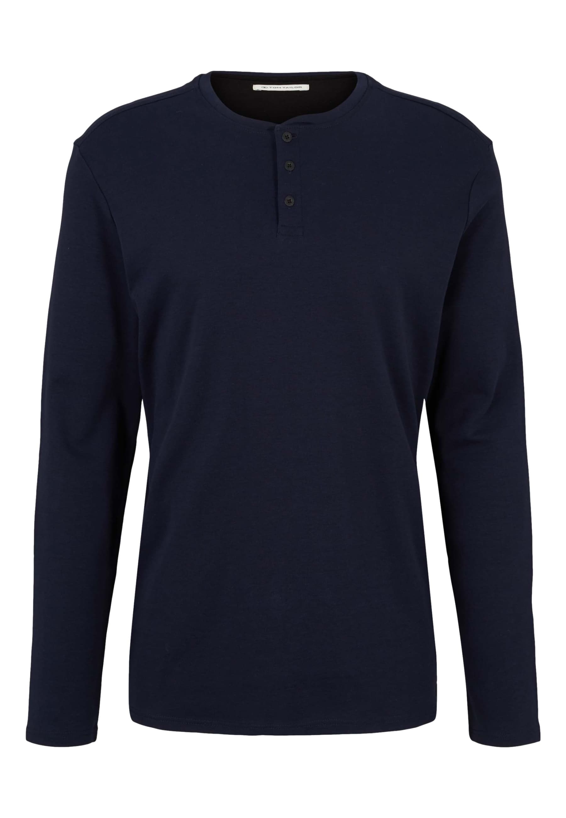 Tom Tailor Shirt Henley Langarmshirt - Bild 1