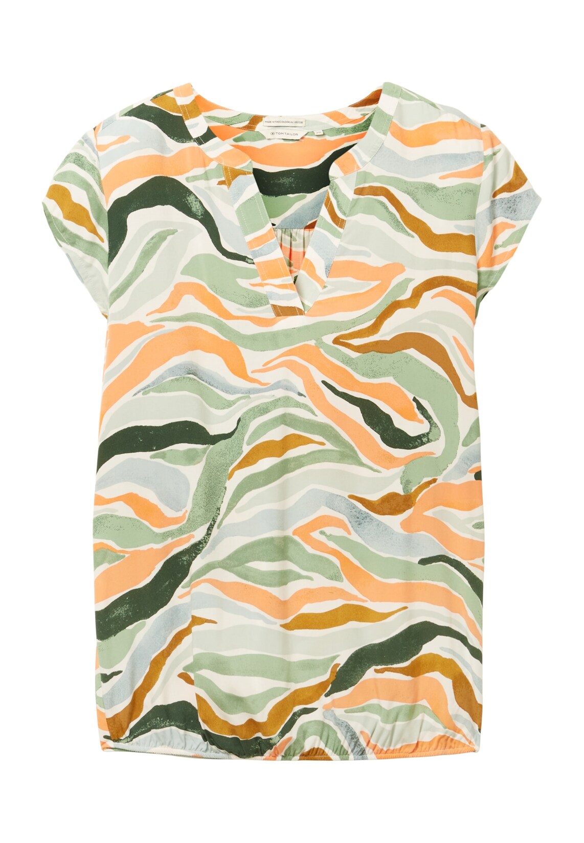 Tom Tailor Bluse Kurzarmbluse | 04066887104350