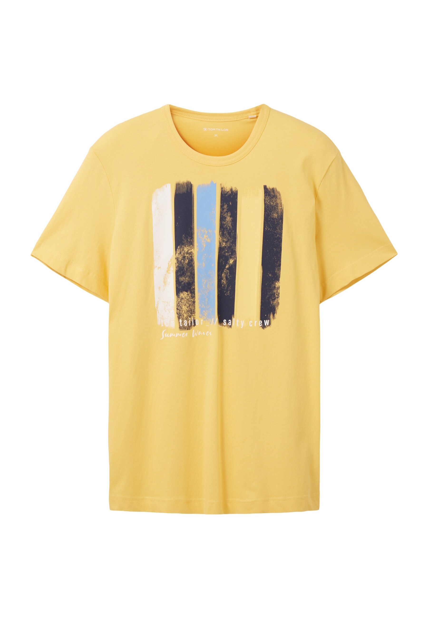 Tom Tailor T-Shirt Kurzarmshirt gepunktet mit Brusttasche - Bild 1