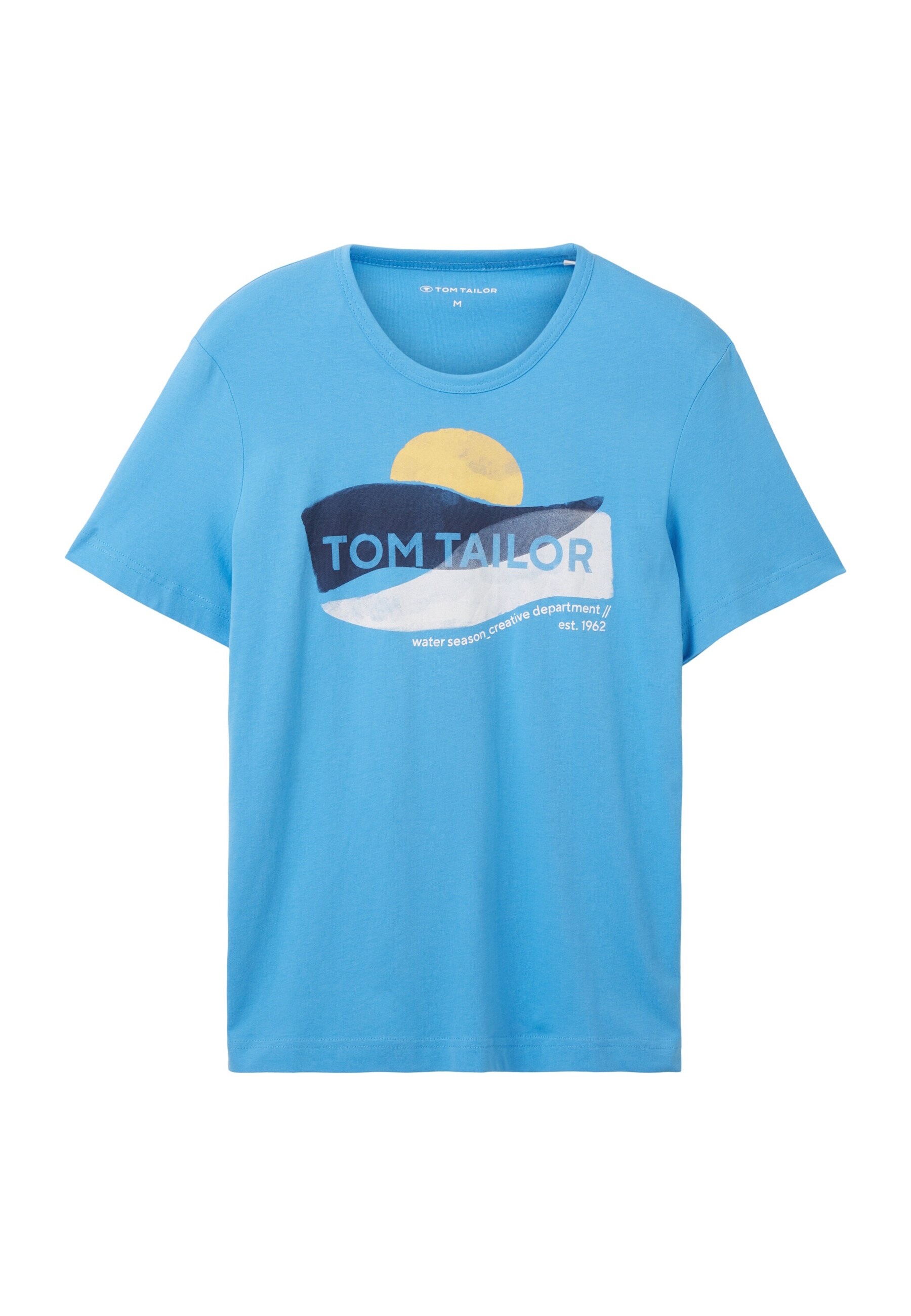 Tom Tailor T-Shirt Kurzarmshirt gepunktet mit Brusttasche - Bild 1