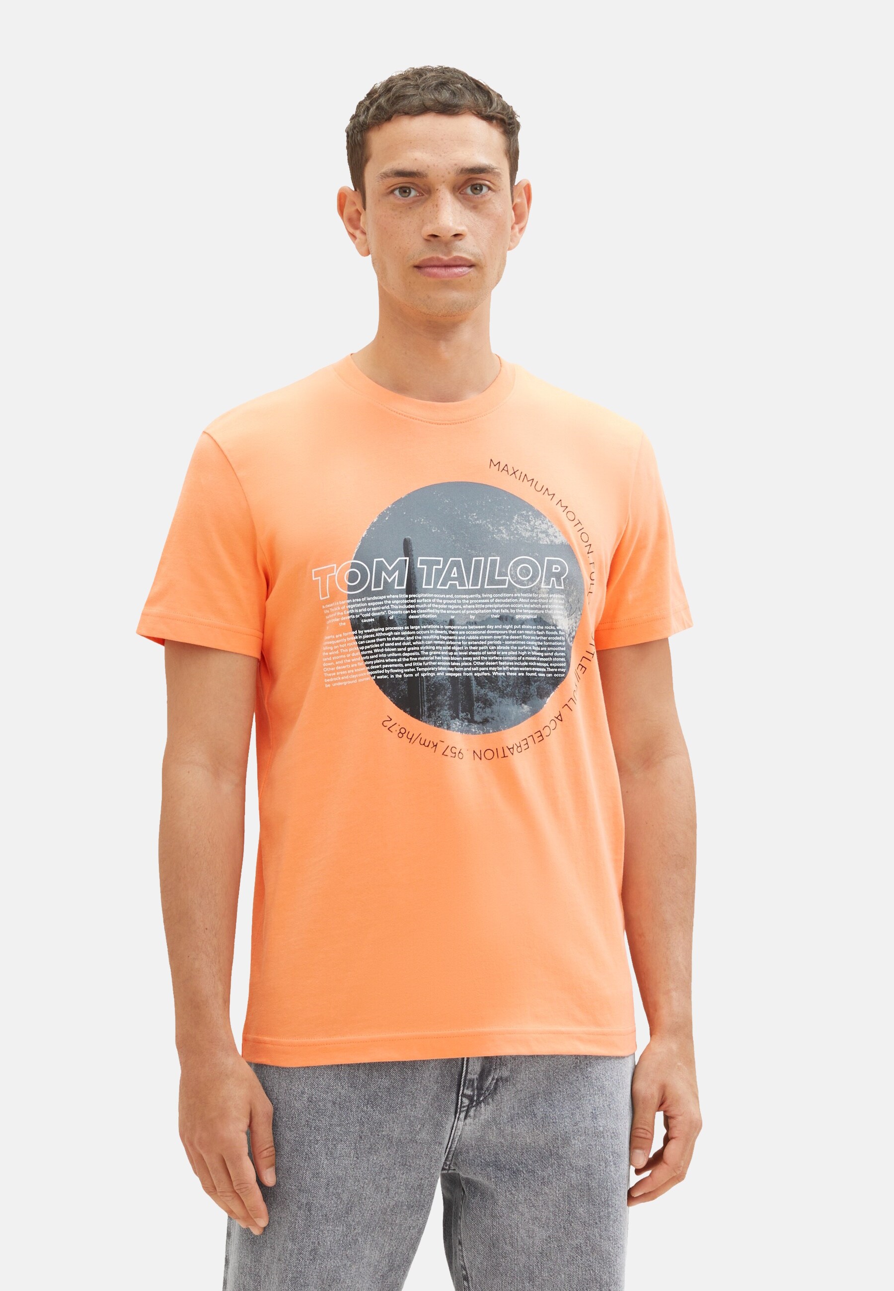 Tom Tailor T-Shirt Kurzarmshirt mit Foto-Print - Bild 1