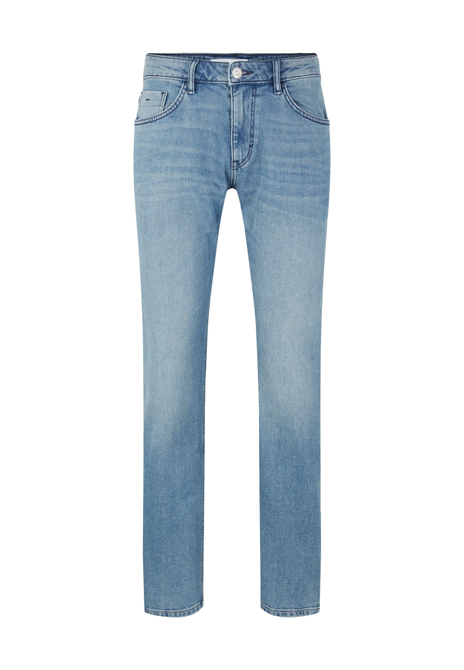 Tom Tailor Hose MARVIN Straight Jeans im 5-Pocket-Style mit Rei&szlig;verschluss und Knopf - Bild 1