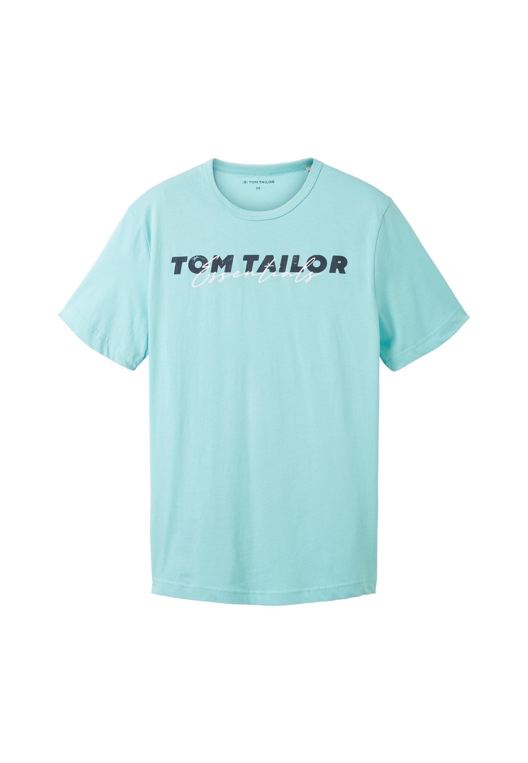 Tom Tailor T-Shirt Kurzarmshirt mit Front-Logo-Print - Bild 1