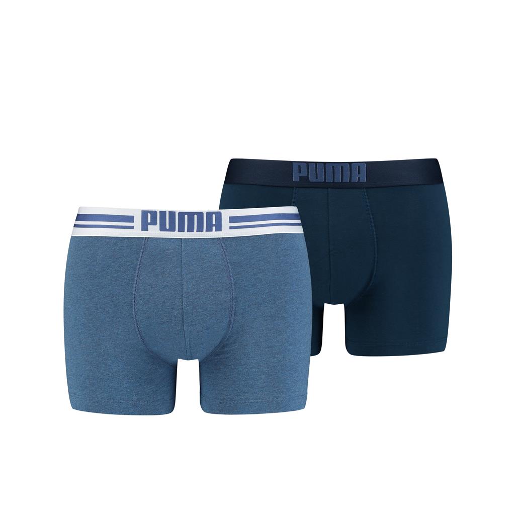 Puma Boxershorts PLACED LOGO BOXER Doppelpack - Bild 1