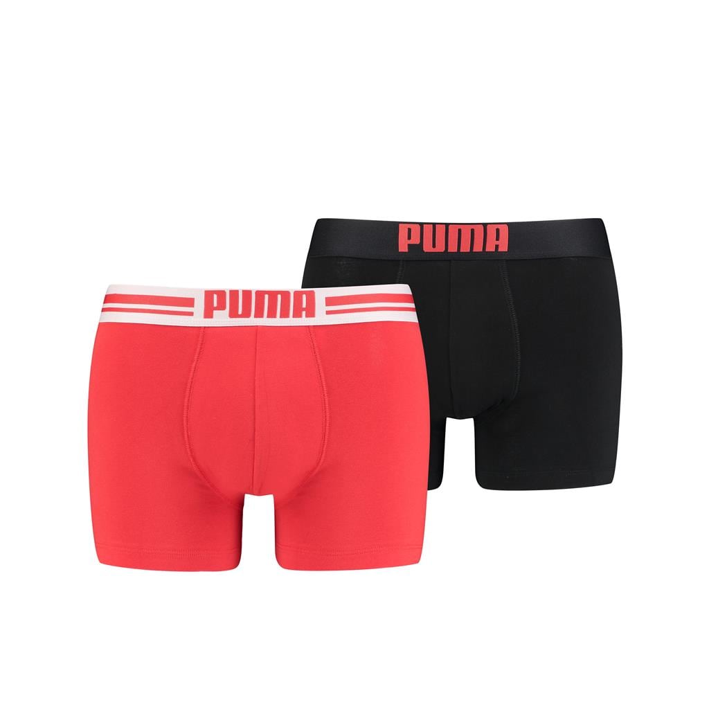 Puma Boxershorts PLACED LOGO BOXER Doppelpack - Bild 1