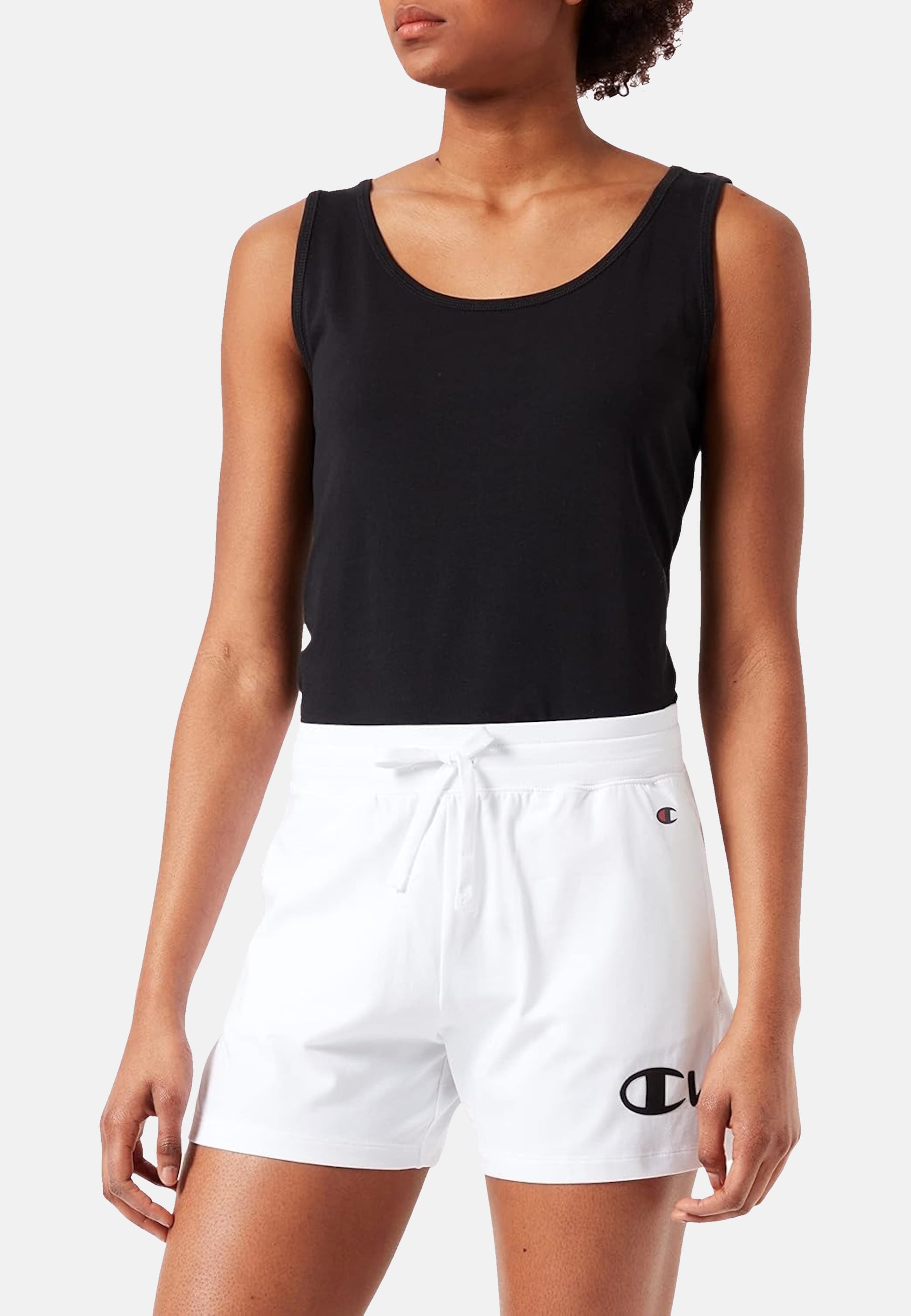 Champion Shorts Baumwoll-Shorts mit verstellbarem Tunnelzugbund und Taschen - Bild 1