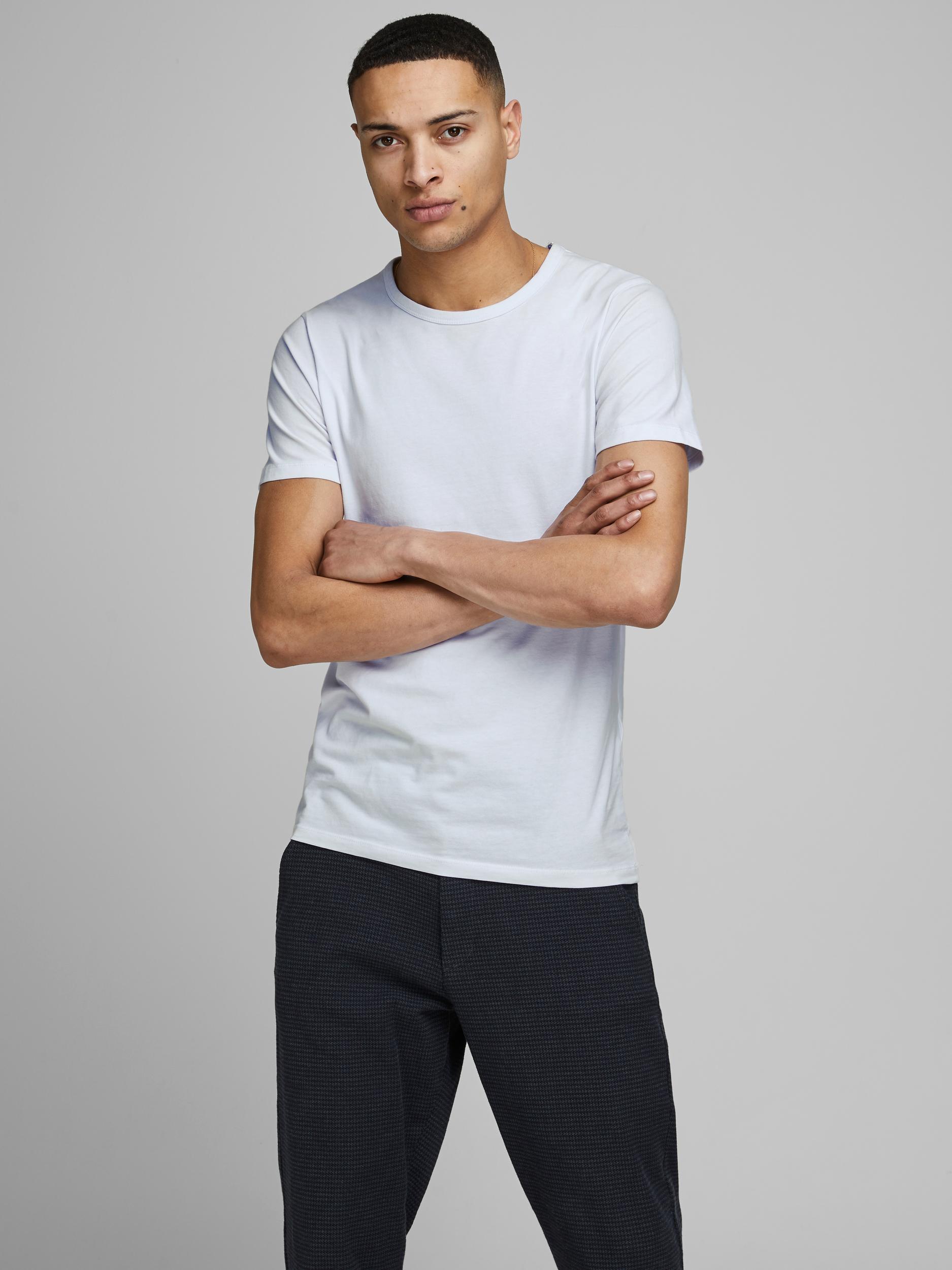 Jack & Jones Shirt T-Shirt mit Rundhals JJEBASIC O-NECK TEE - Bild 1