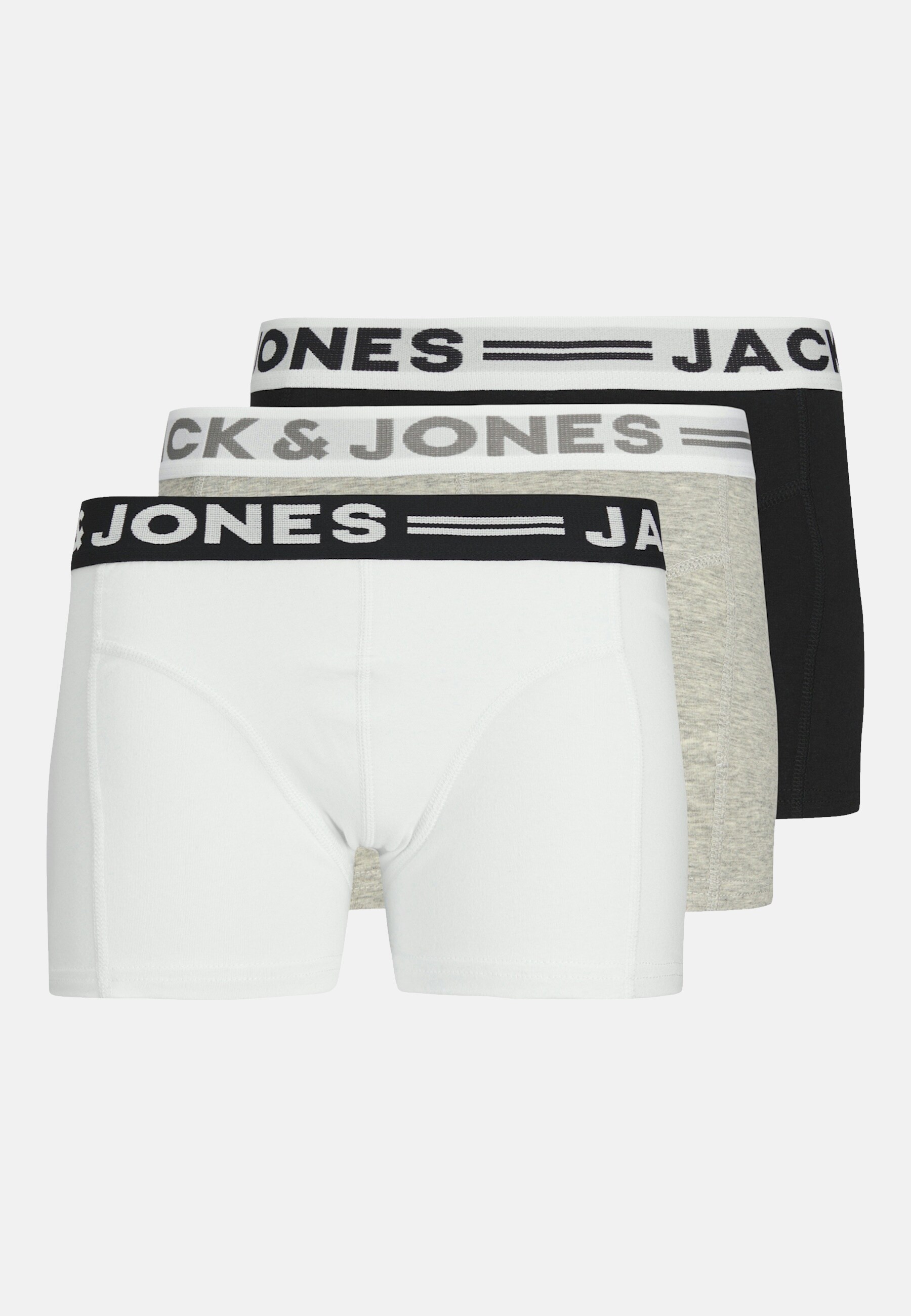 Jack & Jones Junior Boxershorts SENSE Unterhosen Dreierpack - Bild 1