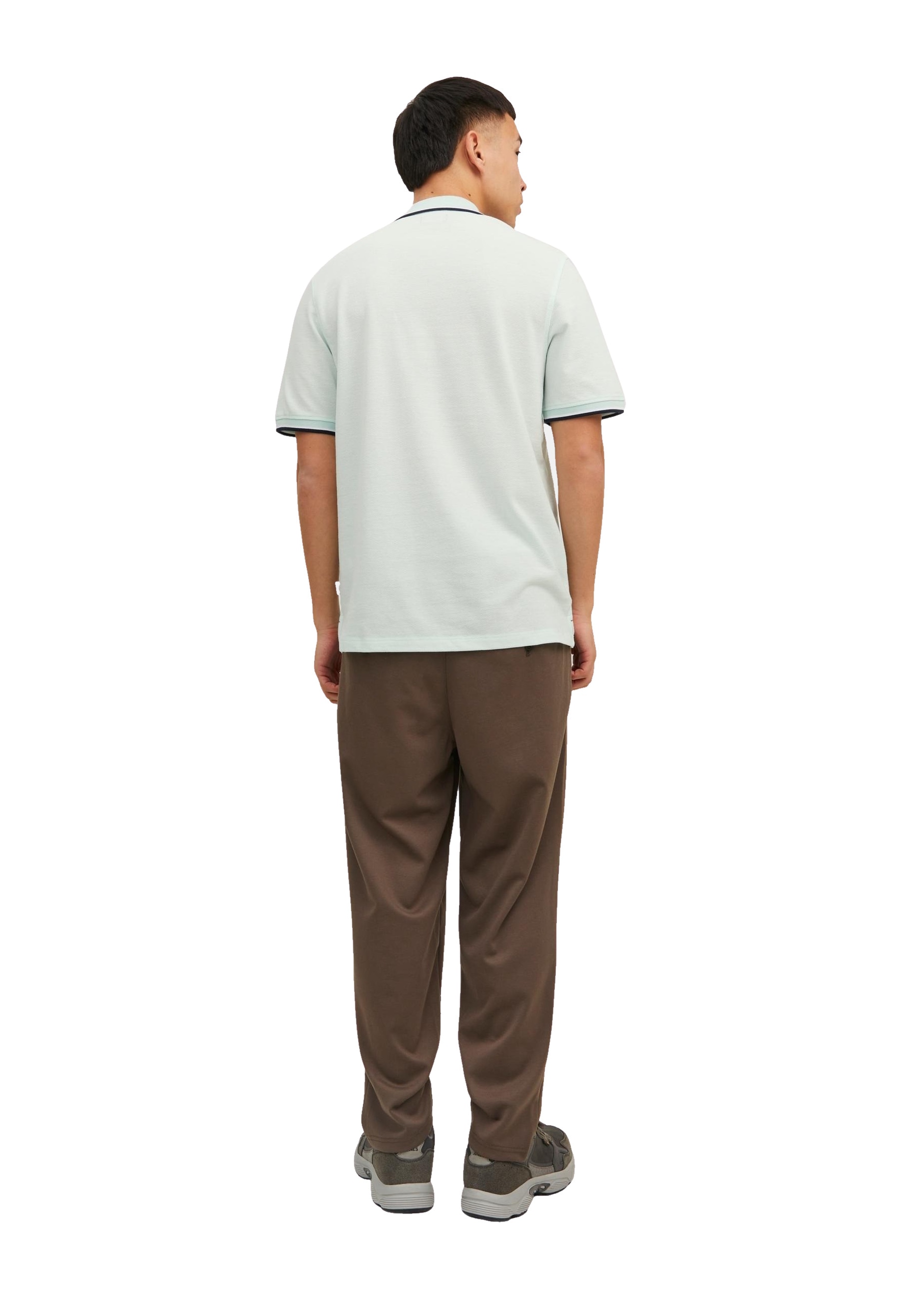 Jack & Jones Poloshirt BLUWIN Polo Kurzarmshirt mit Kontrastdetails und Stickerei - Bild 1