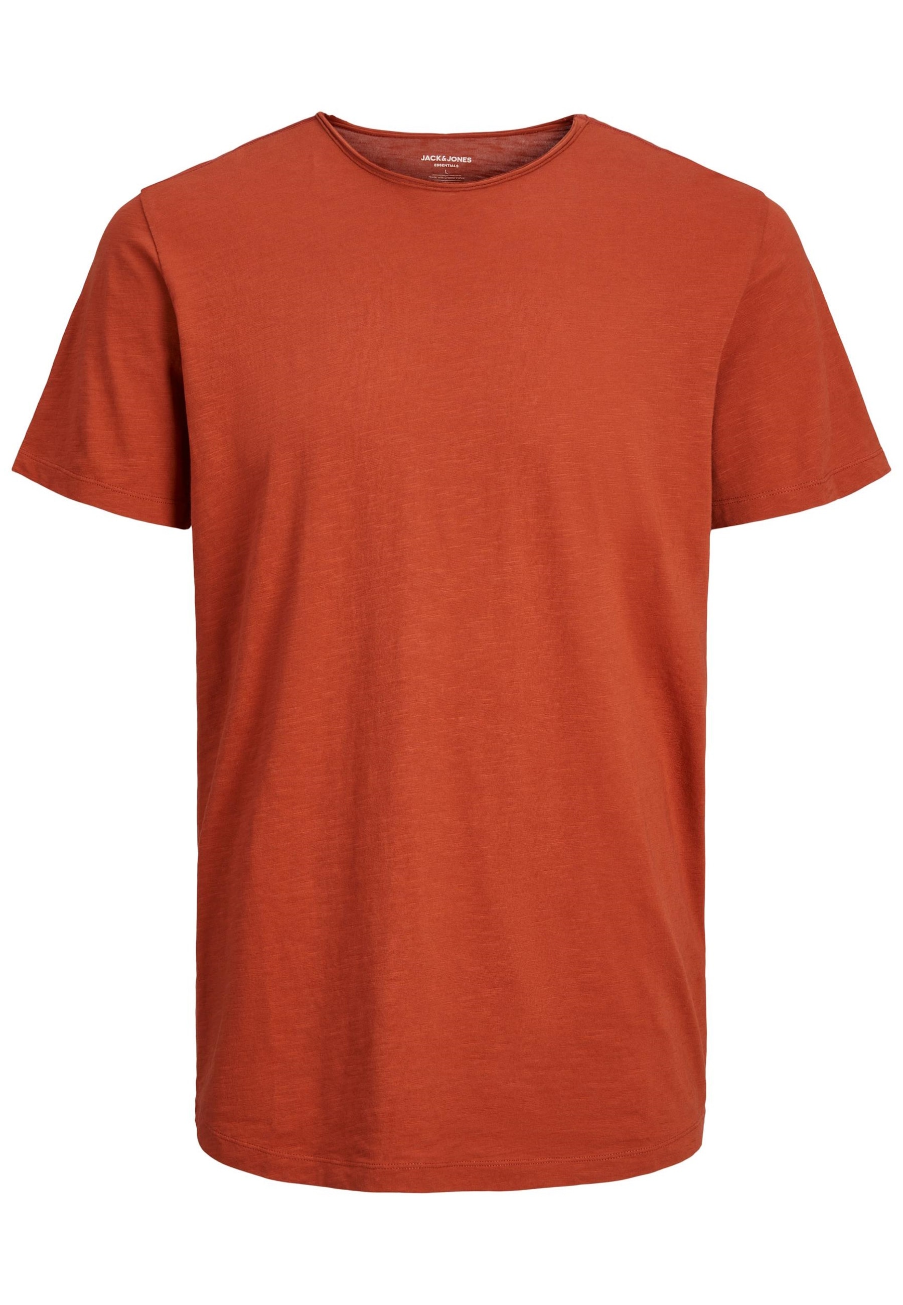 Jack & Jones T-Shirt BASHER Kurzarmshirt mit Rundhalsausschnitt mit offenen Kanten - Bild 1