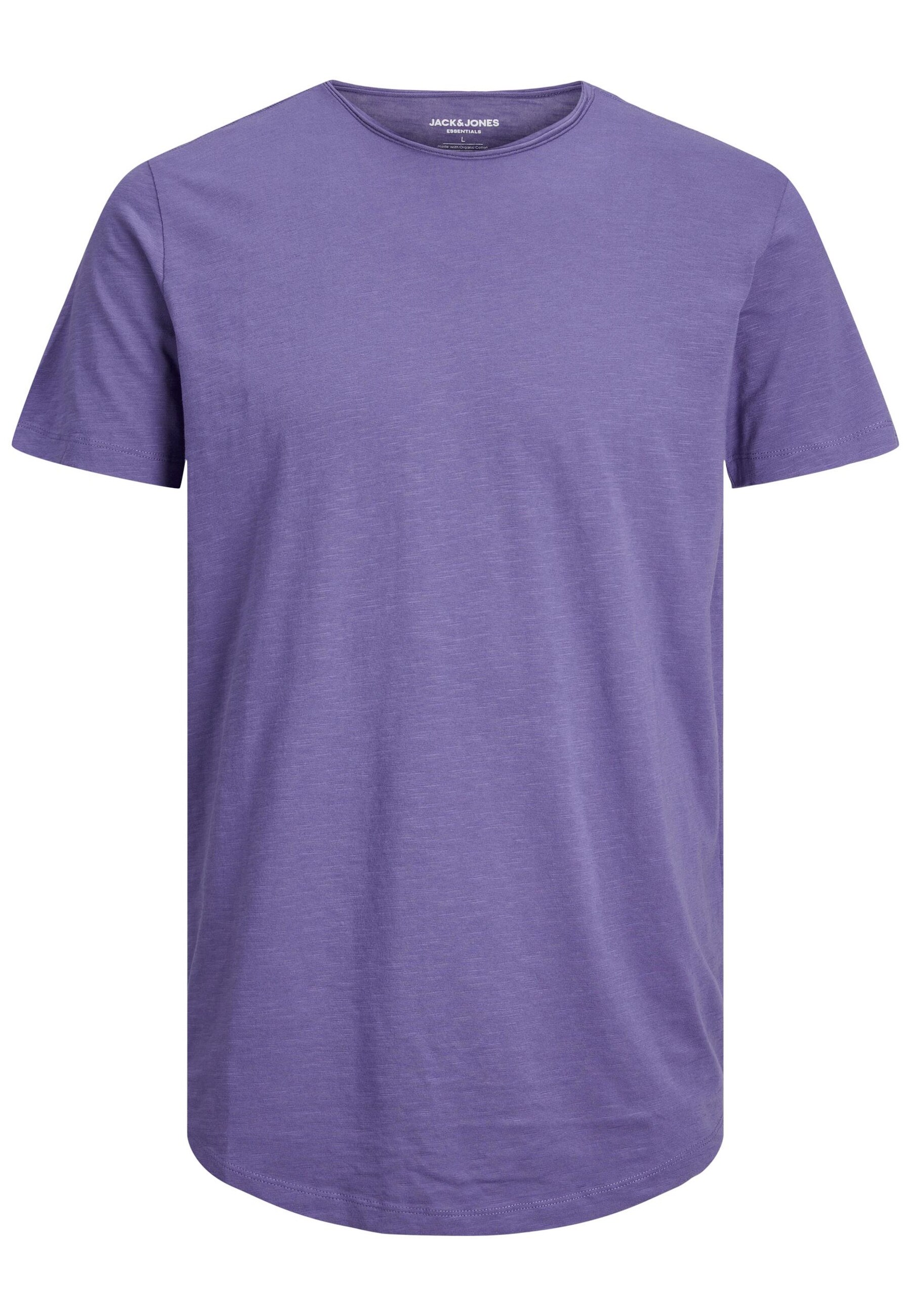 Jack & Jones T-Shirt BASHER Kurzarmshirt mit Rundhalsausschnitt mit offenen Kanten - Bild 1