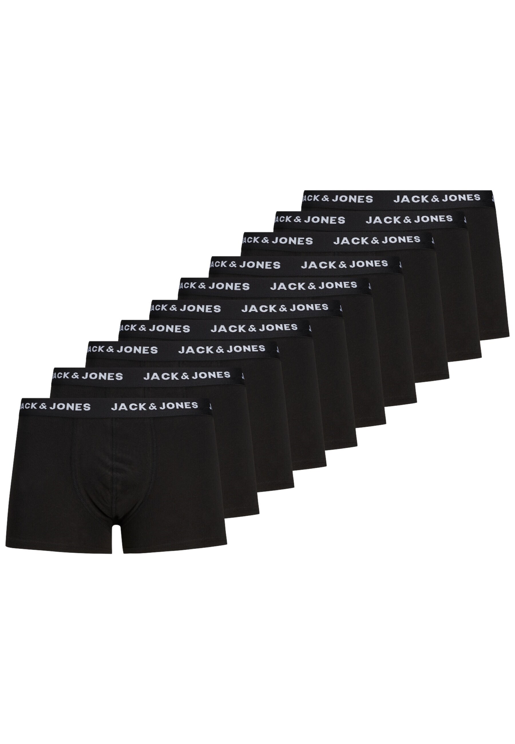 Jack & Jones Trunk 10 Pack kurze Boxershorts mit Logo Webbund - Bild 1