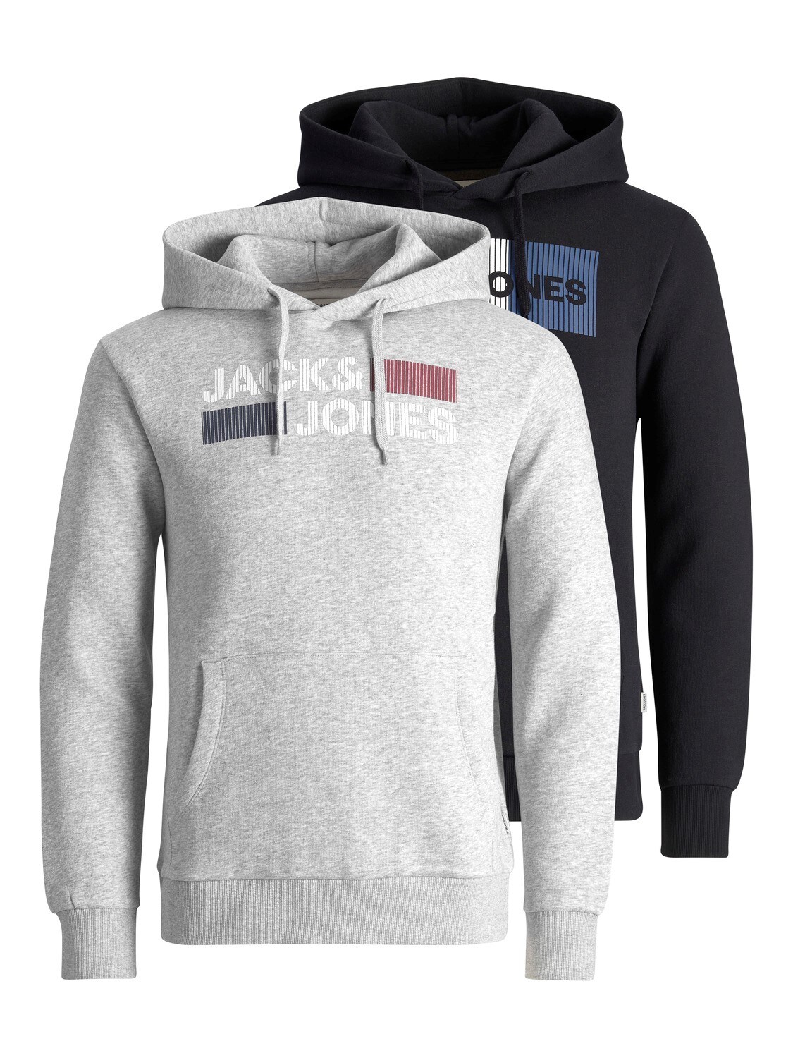 Jack & Jones Hoodie Corp Logo Kapuzensweatshirt Doppelpack - Bild 1