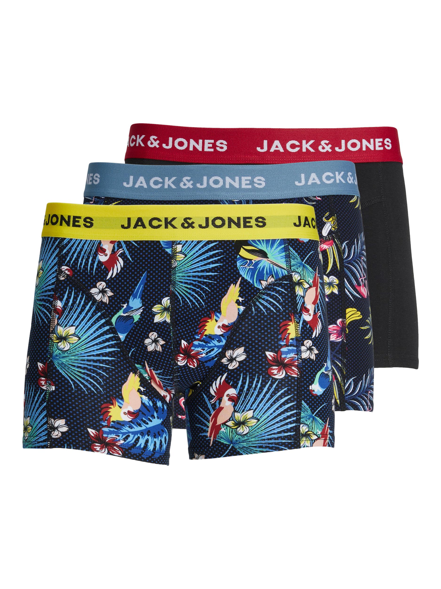 Jack & Jones Unterhose FLOWER BIRD Trunks 3er Pack - Bild 1