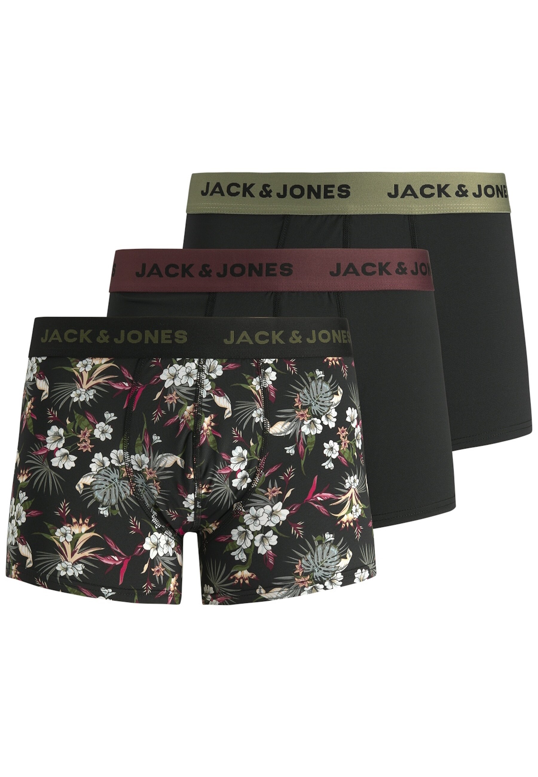 Jack & Jones Unterhose FLOWER Trunks 3er Pack - Bild 1