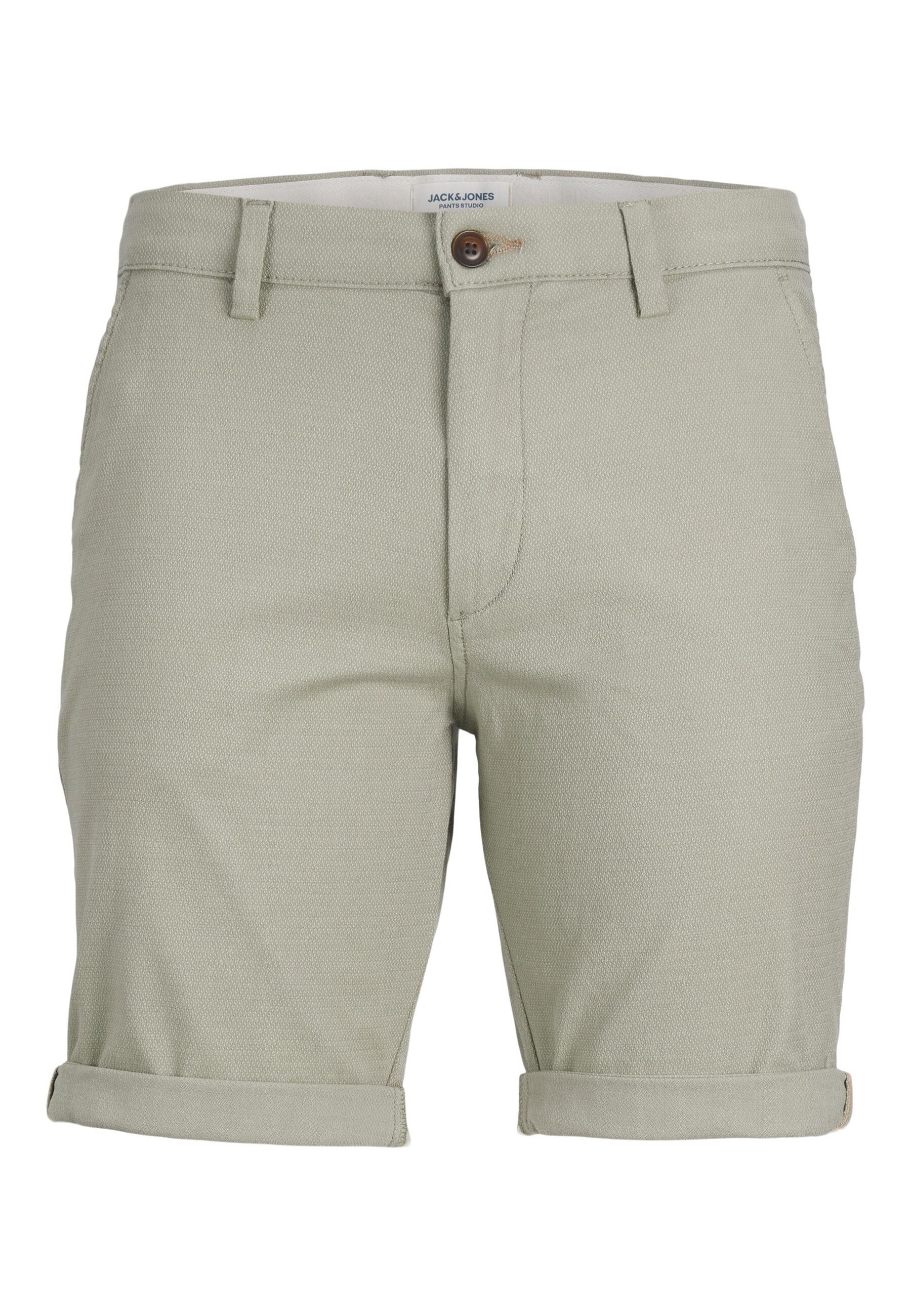 Jack & Jones Shorts Unifarbene Chino-Shorts FURY mit seitlichen Eingrifftaschen und G&uuml;rtelschlaufen in Regular Fit - Bild 1