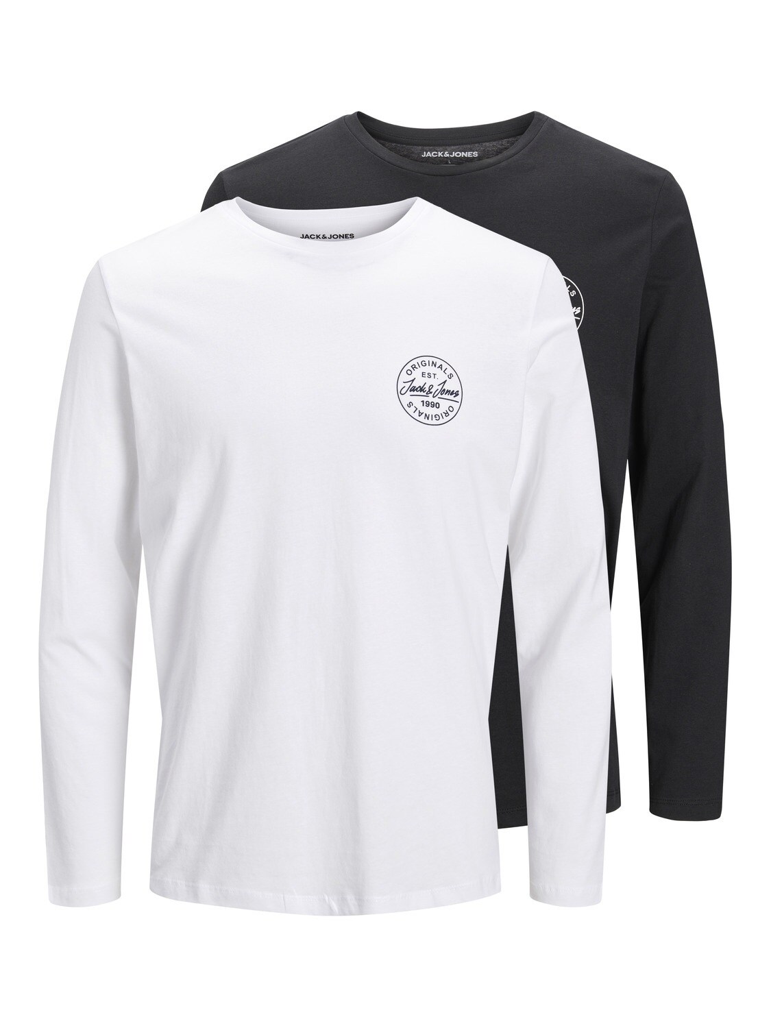 Jack & Jones Sweatshirt MORE Langarmshirt Doppelpack - Bild 1