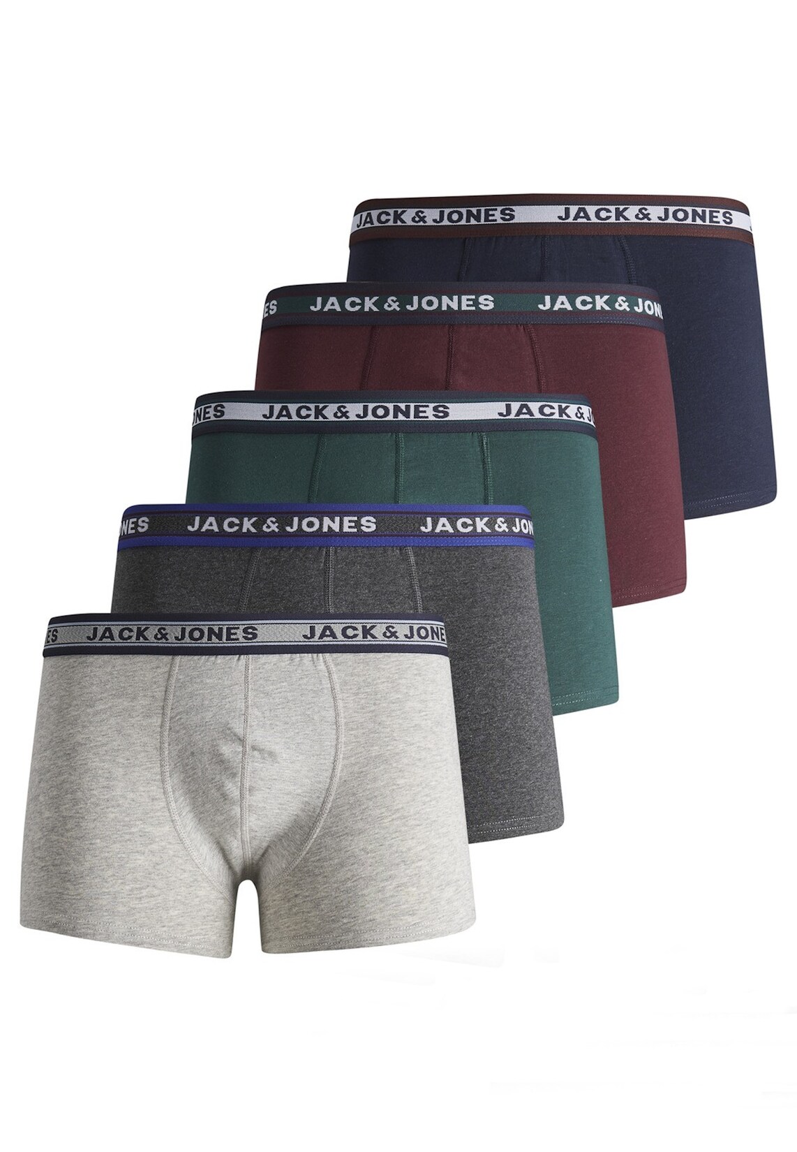 Jack & Jones Junior Boxershorts OLIVER Unterhosen Fünferpack | 05715218941797
