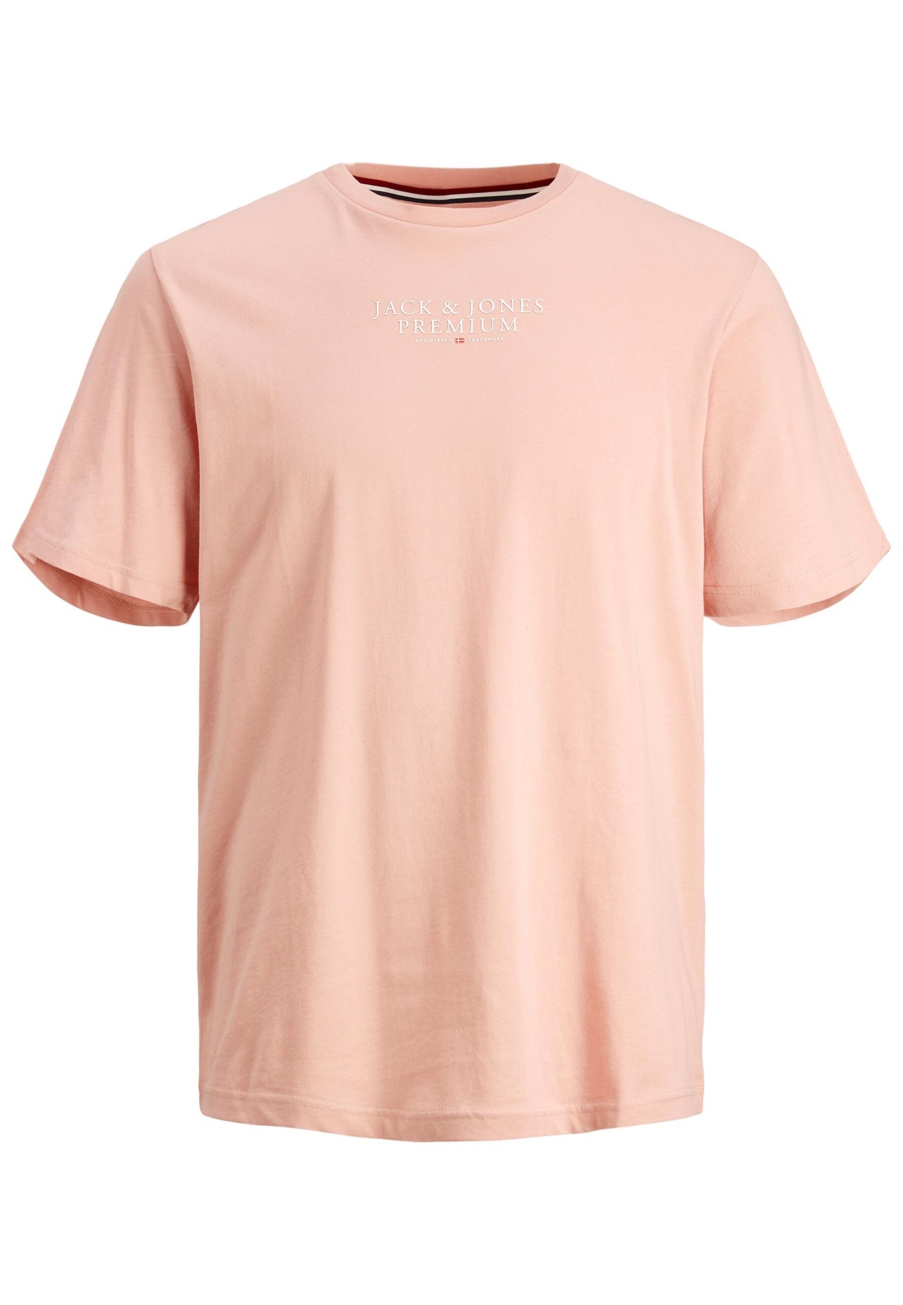 Jack & Jones T-Shirt ARCHIE Kurzarmshirt mit Rundhalsausschnitt und erhabenen Label-Print - Bild 1