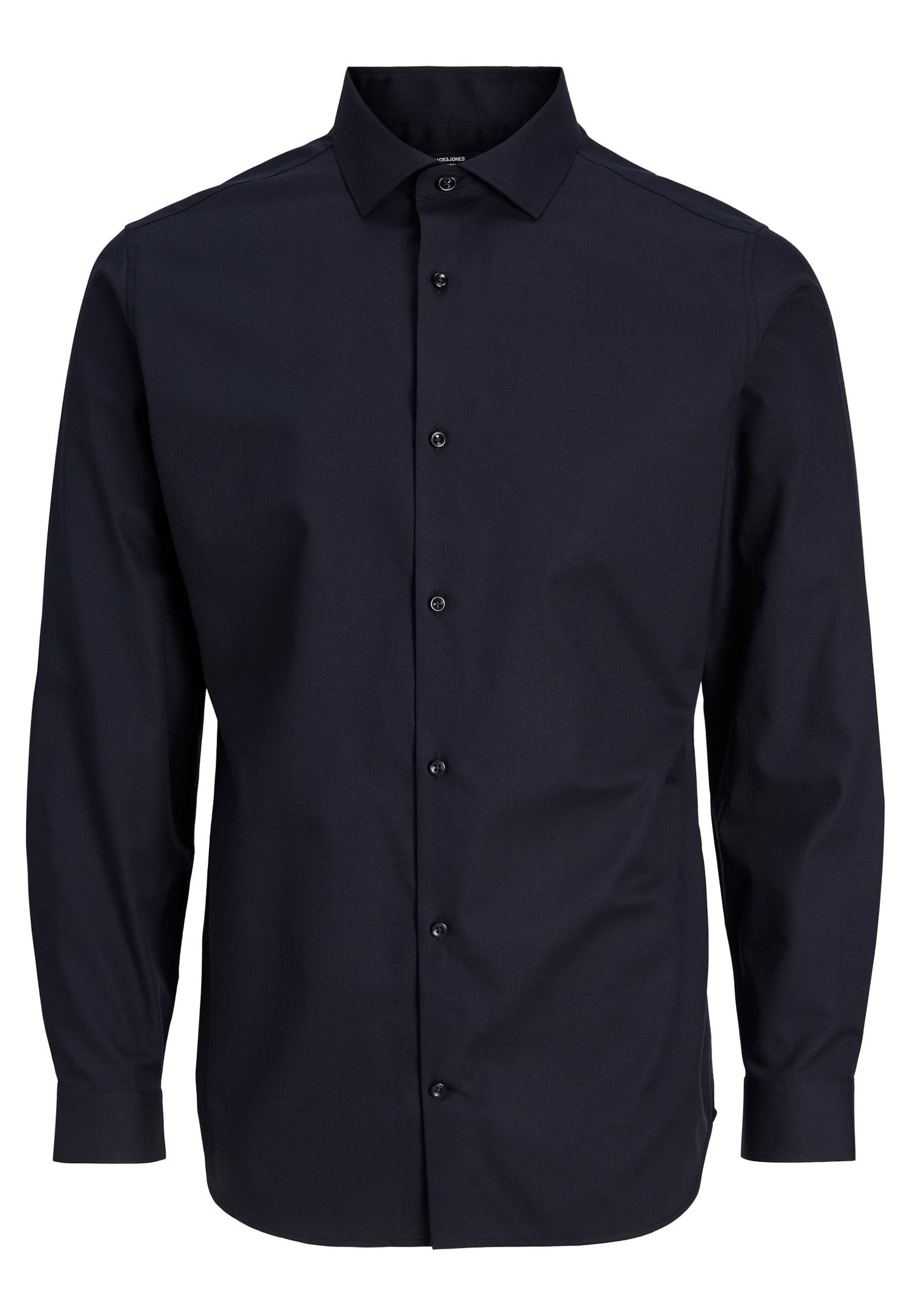 Jack & Jones Hemd PARKER Slimfit Langarmhemd mit Kent-Kragen - Bild 1