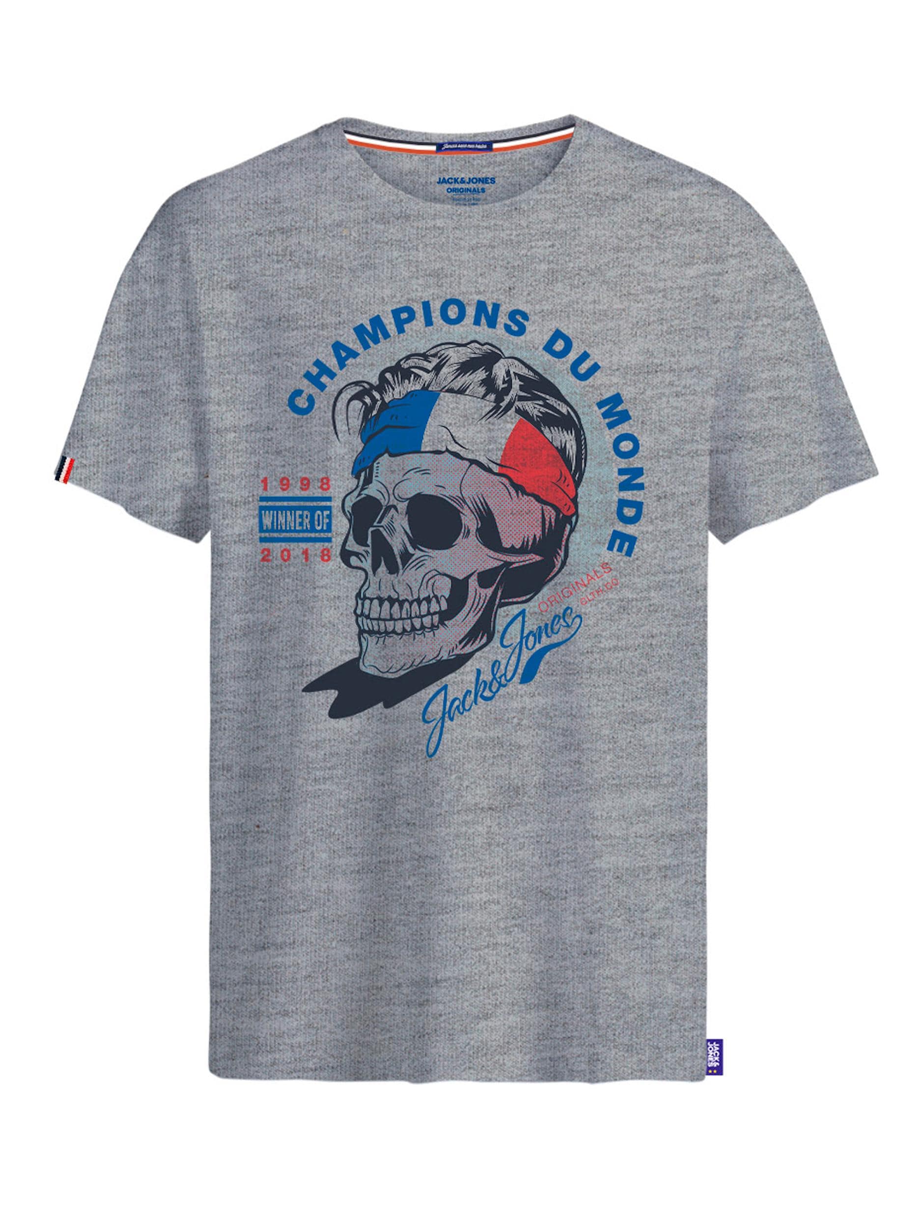 Jack & Jones T-Shirt Frenchskull Kurarmshirt - Bild 1