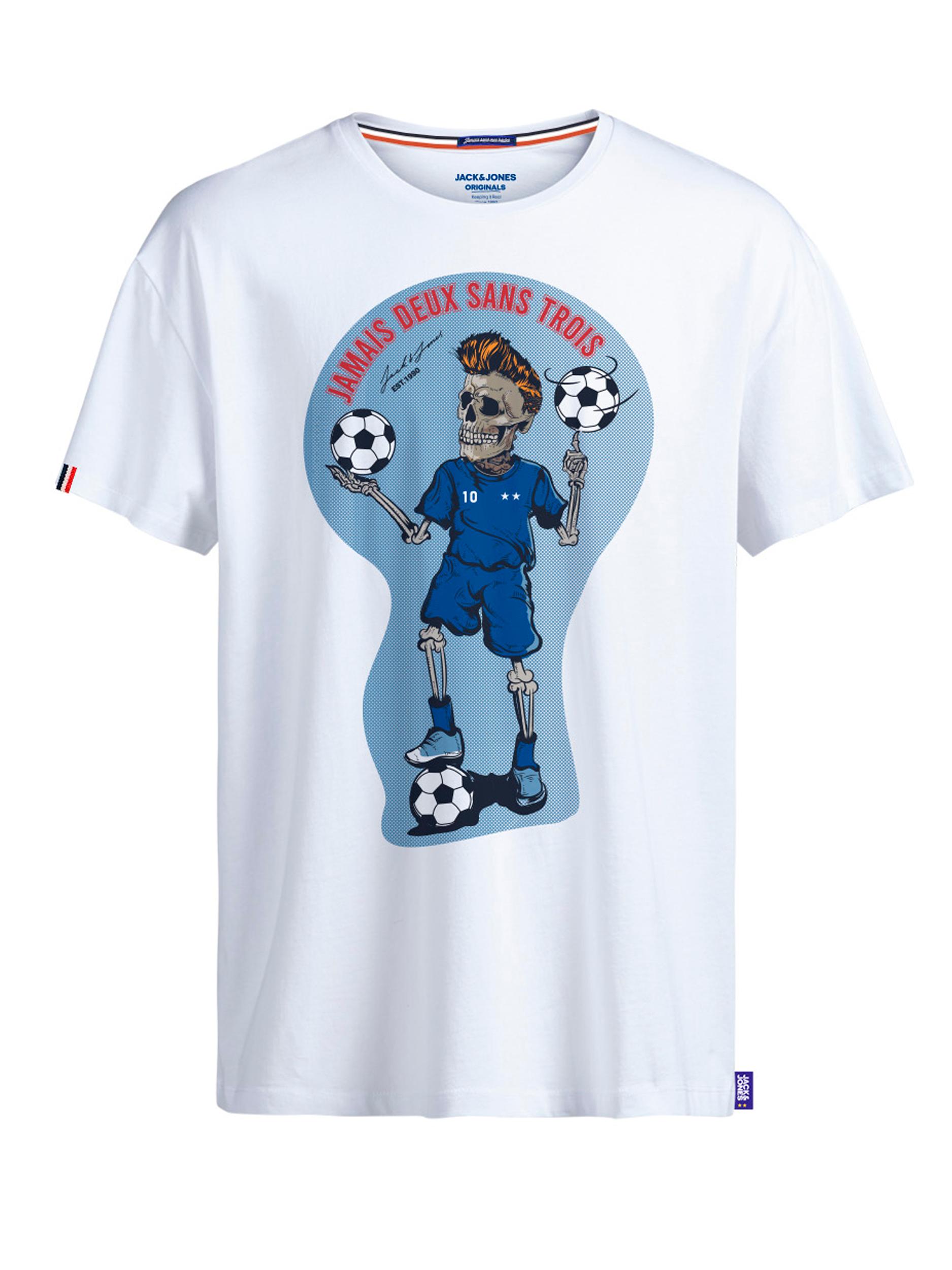 Jack & Jones T-Shirt Frenchskull Kurarmshirt - Bild 1