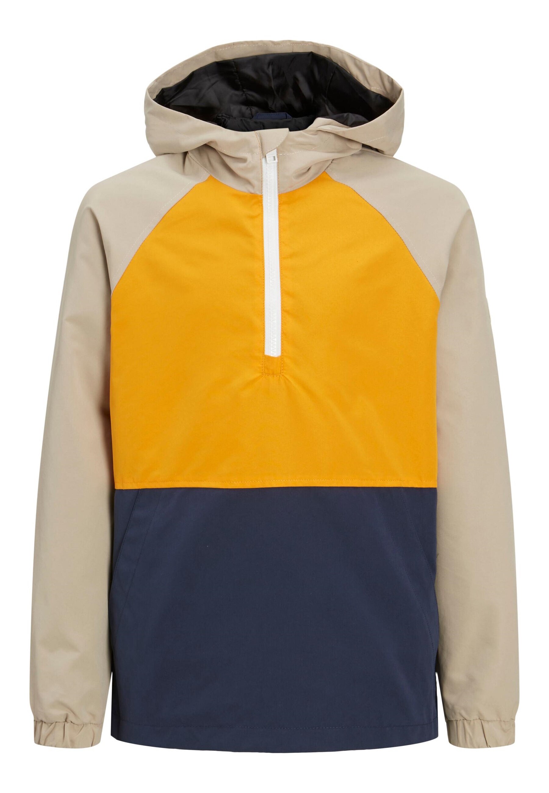 Jack & Jones Junior Jacke Regenjacke JORLUKE ANORAK JNR mit Kapuze und K&auml;ngurutasche in normaler Passform - Bild 1