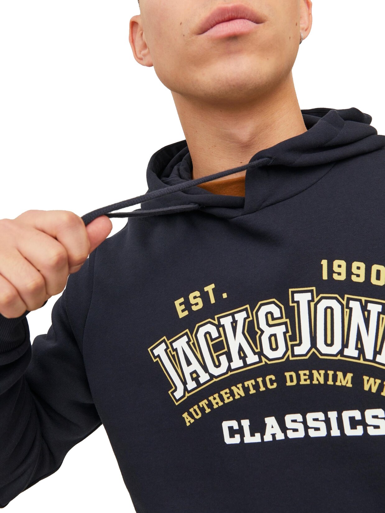 Jack & Jones Hoodie Logo Kapuzensweatshirt | 05715423959969