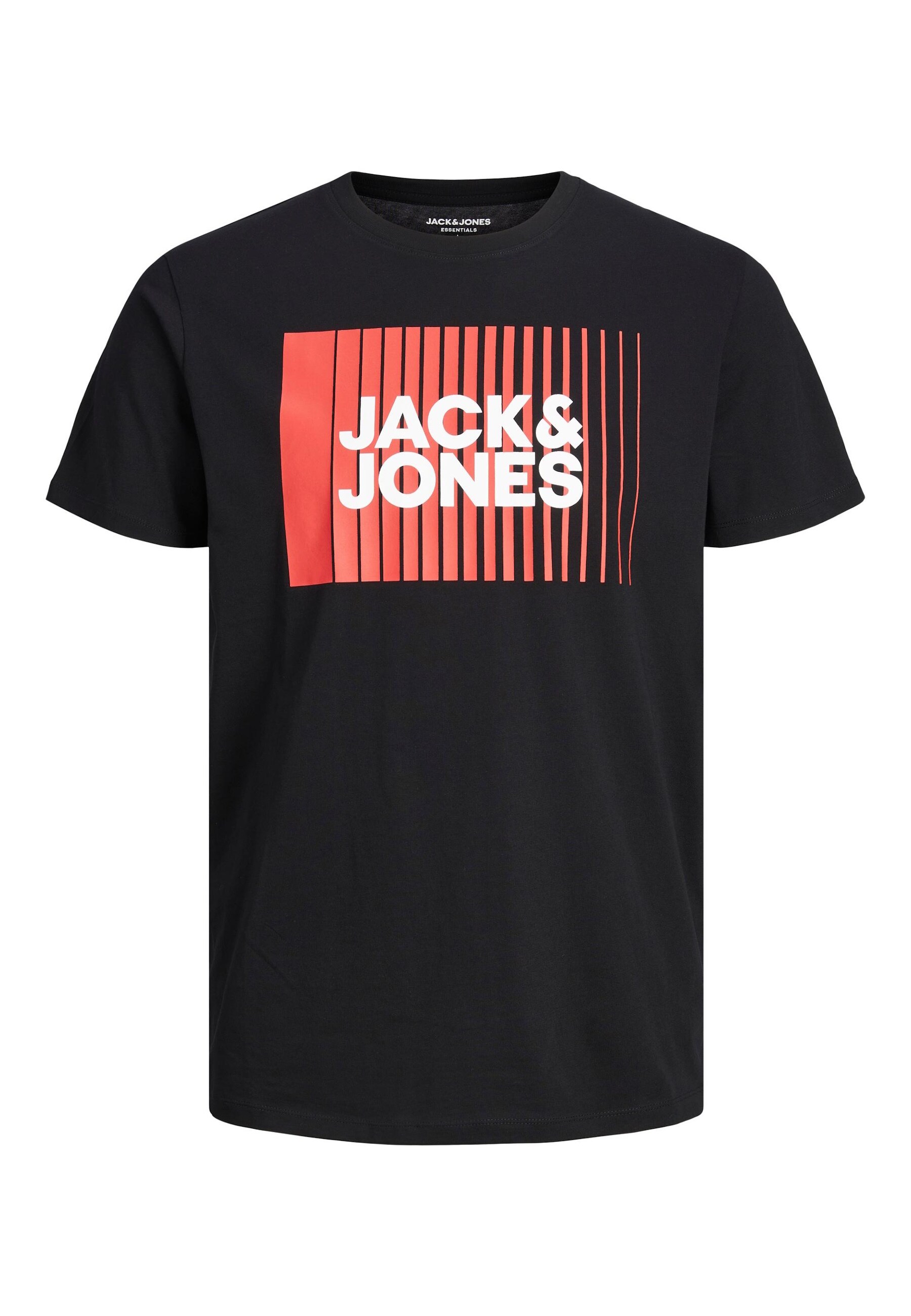 Jack & Jones T-Shirt CORP Kurzarmshirt mit Rundhalsausschnitt und Label-Print - Bild 1
