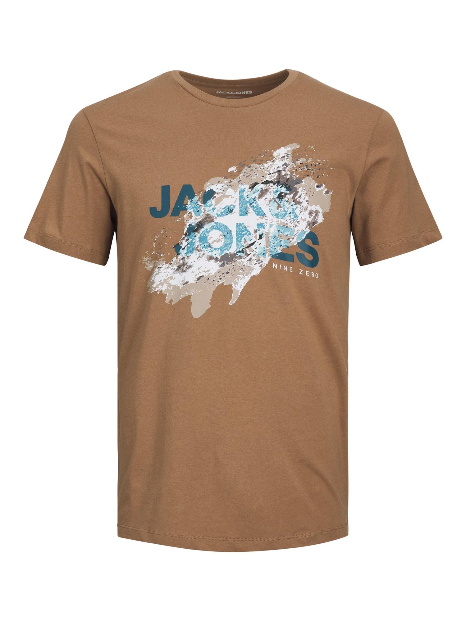 Jack & Jones T-Shirt Nelson Kurzarmshirt mit Frontprint - Bild 1