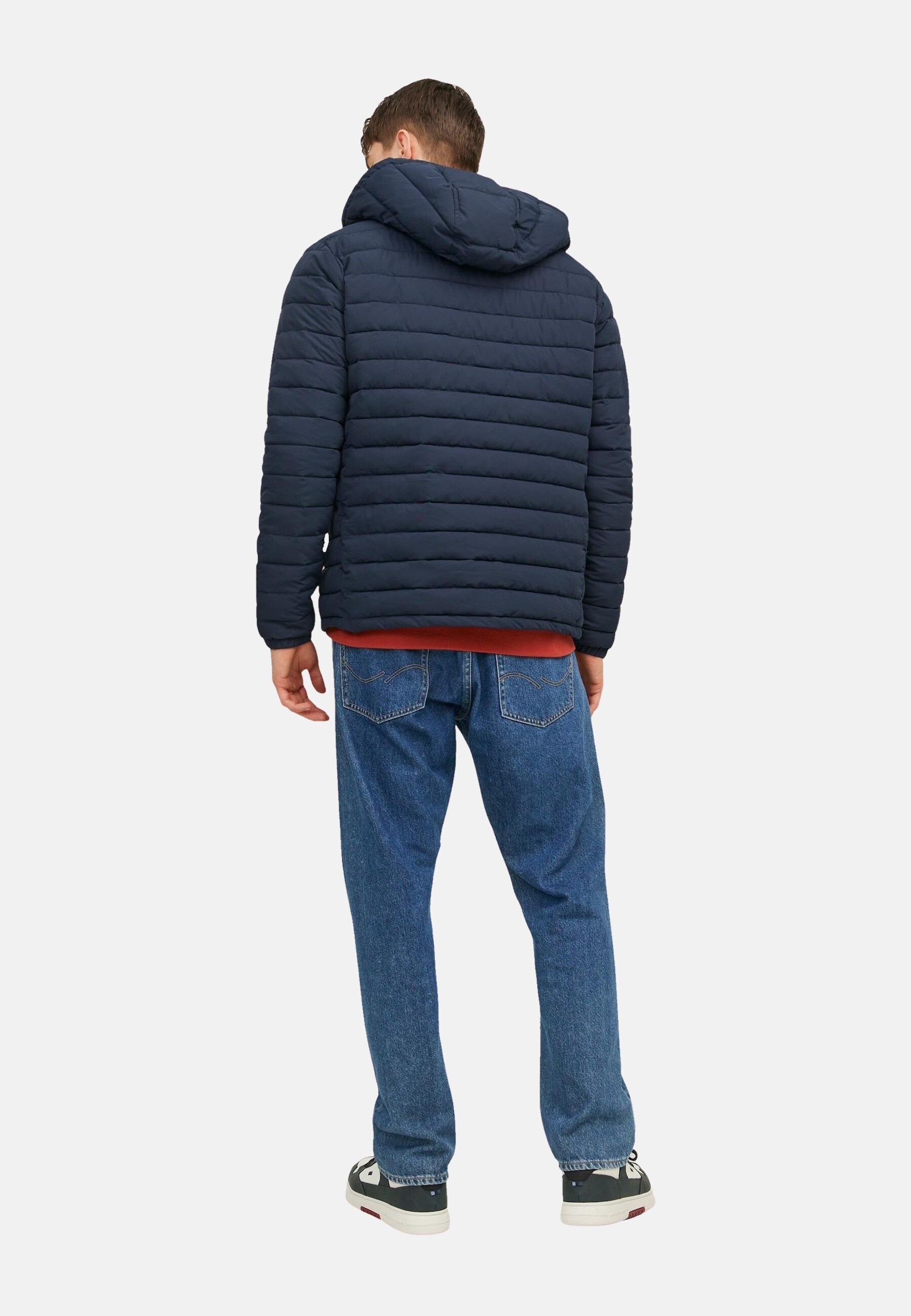 Jack & Jones Jacke RECYCLE Steppjacke mit Kapuze und Rei&szlig;verschluss - Bild 1