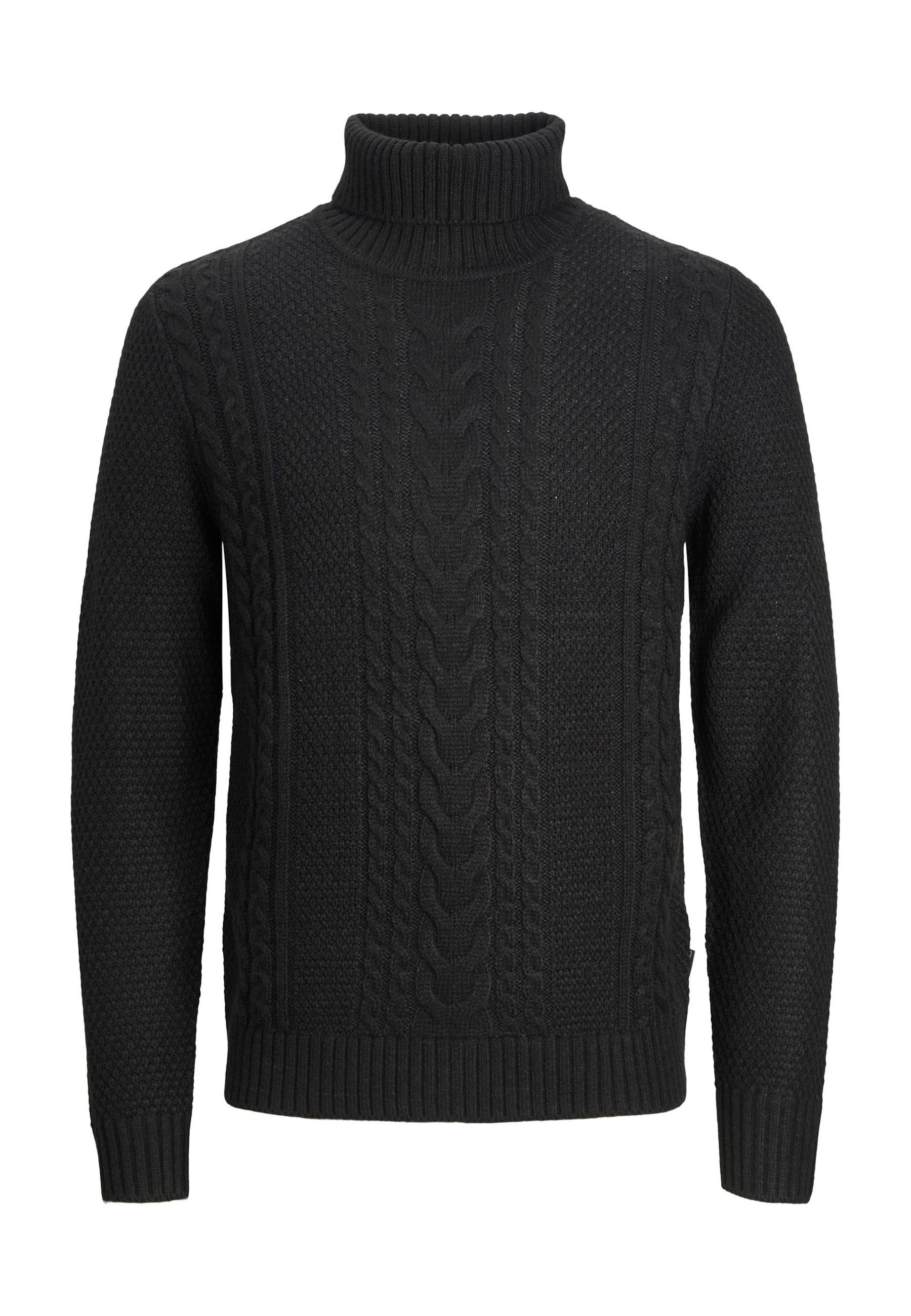 Jack & Jones Pullover Craig mit Rollkragen und Zopfmuster - Bild 1