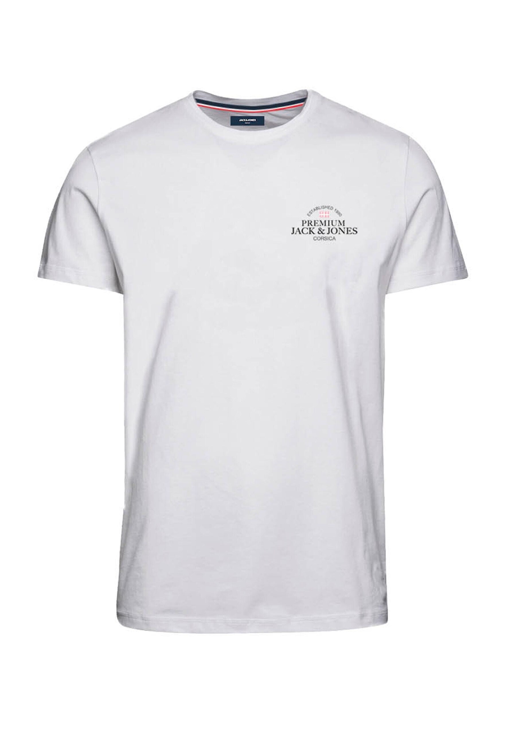 Jack & Jones Shirt Kurzarmshirt BLUKEY TEE SS mit Rundhalsausschnitt und Logoschriftzug - Bild 1