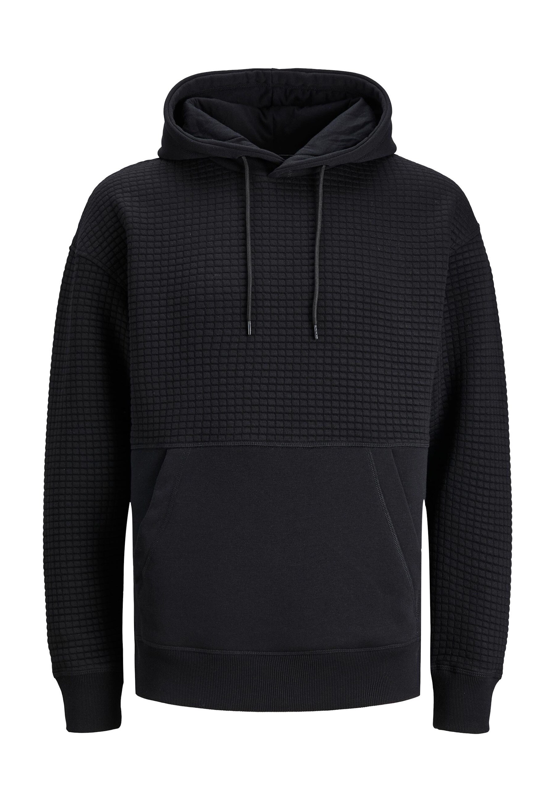 Jack & Jones Hoodie Black Structure Kapuzensweatshirt - Bild 1