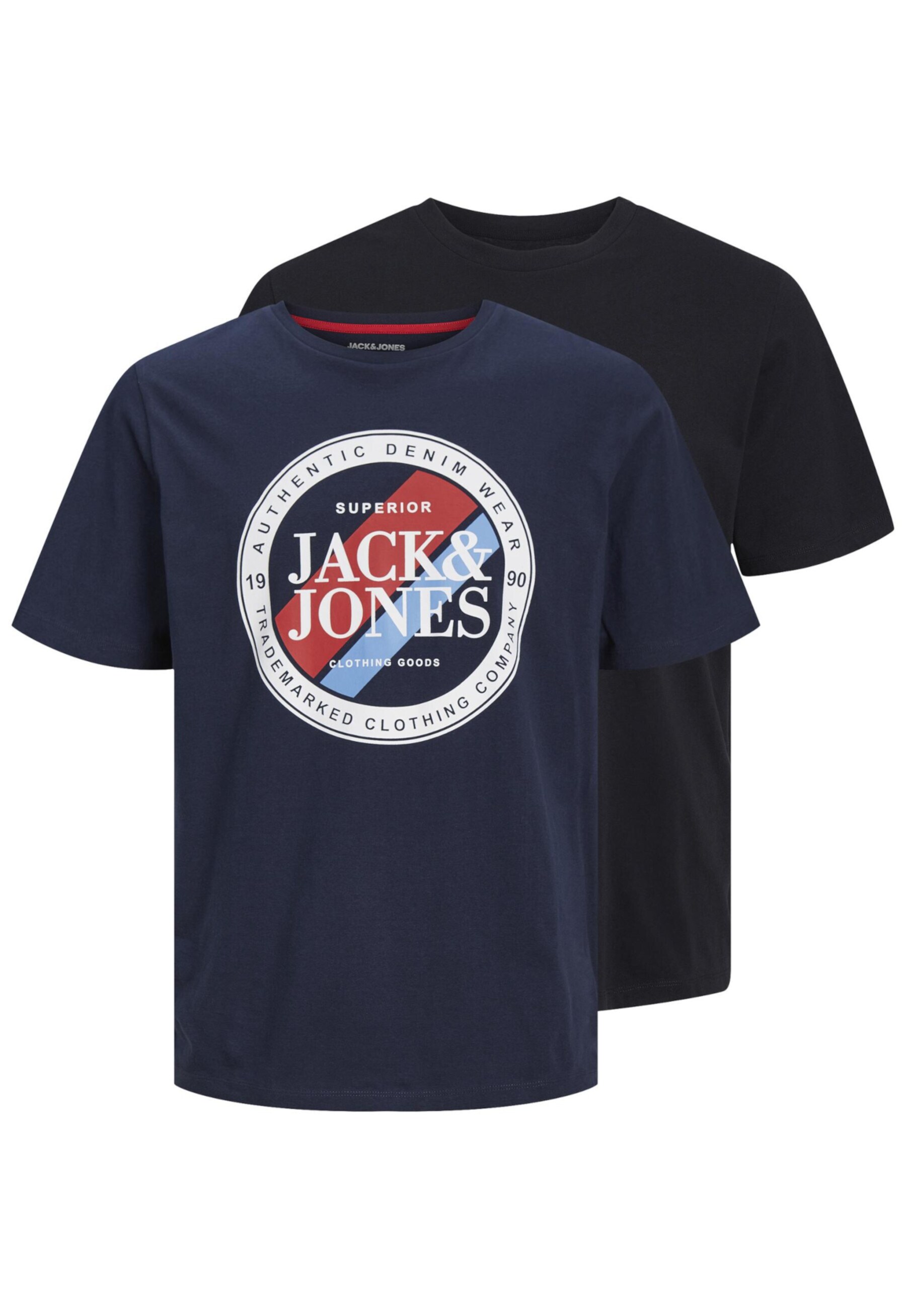 Jack & Jones T-Shirt Loyd & Loof T-Shirt mit Print Mix 2 Pack - Bild 1