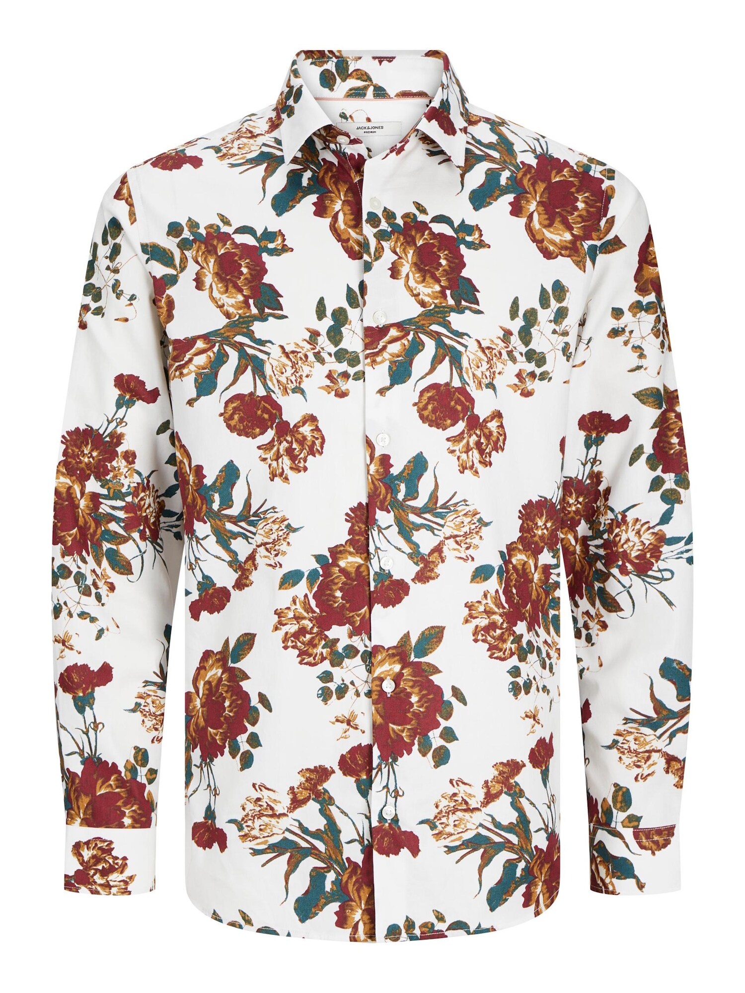 Jack & Jones Hemd NORDIC FLORES Langarmhemd mit Kent-Kragen - Bild 1