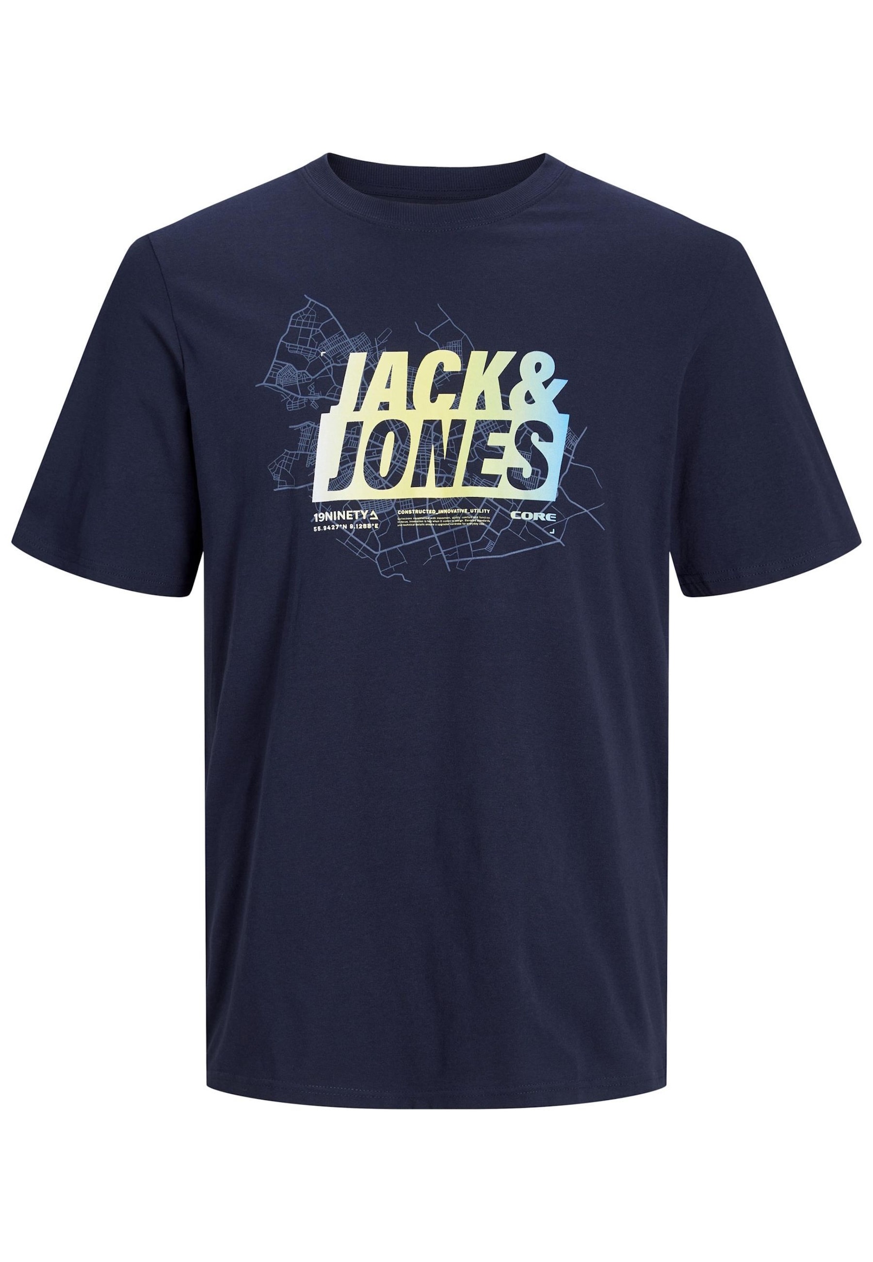 Jack & Jones T-Shirt MAP SUMMER Kurzarmshirt - Bild 1